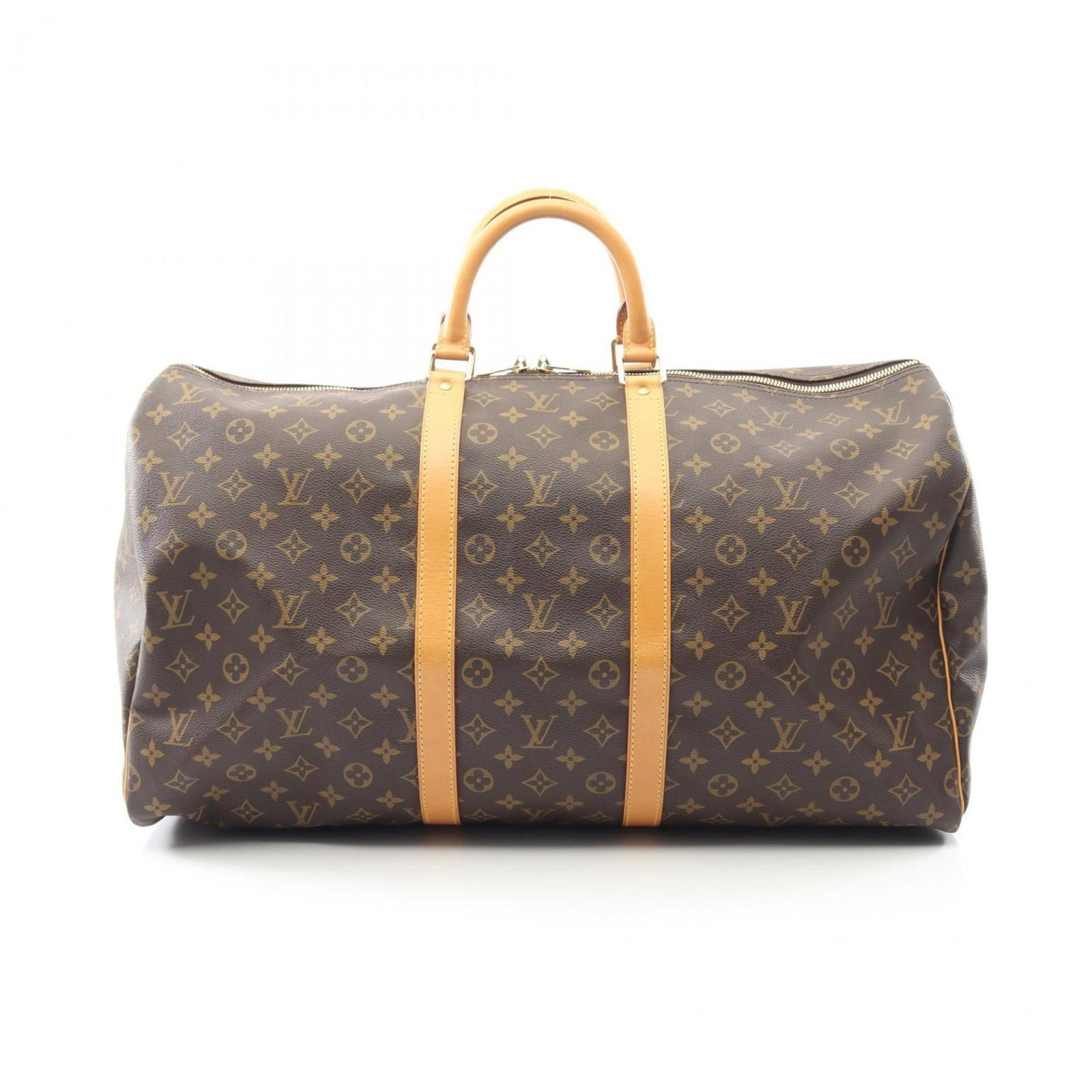 Leather - Louis Vuitton Boston Bag Coated Canvas (1 of 10)