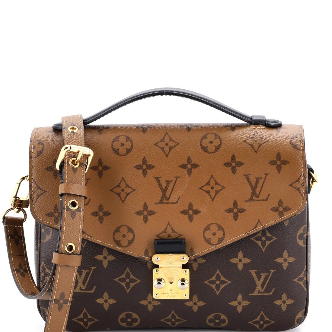 Canvas Louis Vuitton Pochette Metis Reverse Monogram (1 of 8)