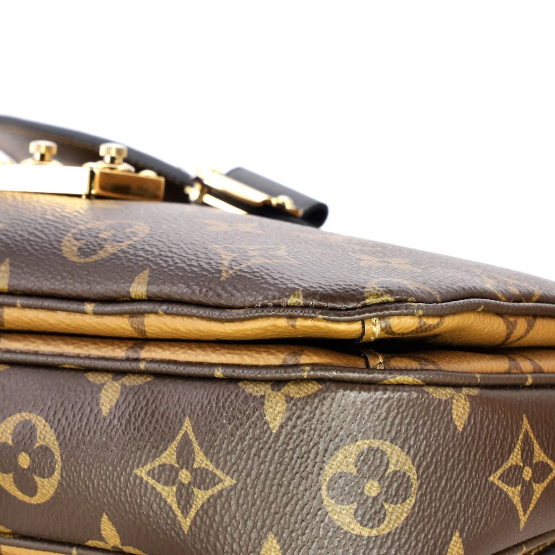 Canvas Louis Vuitton Pochette Metis Reverse Monogram - 7