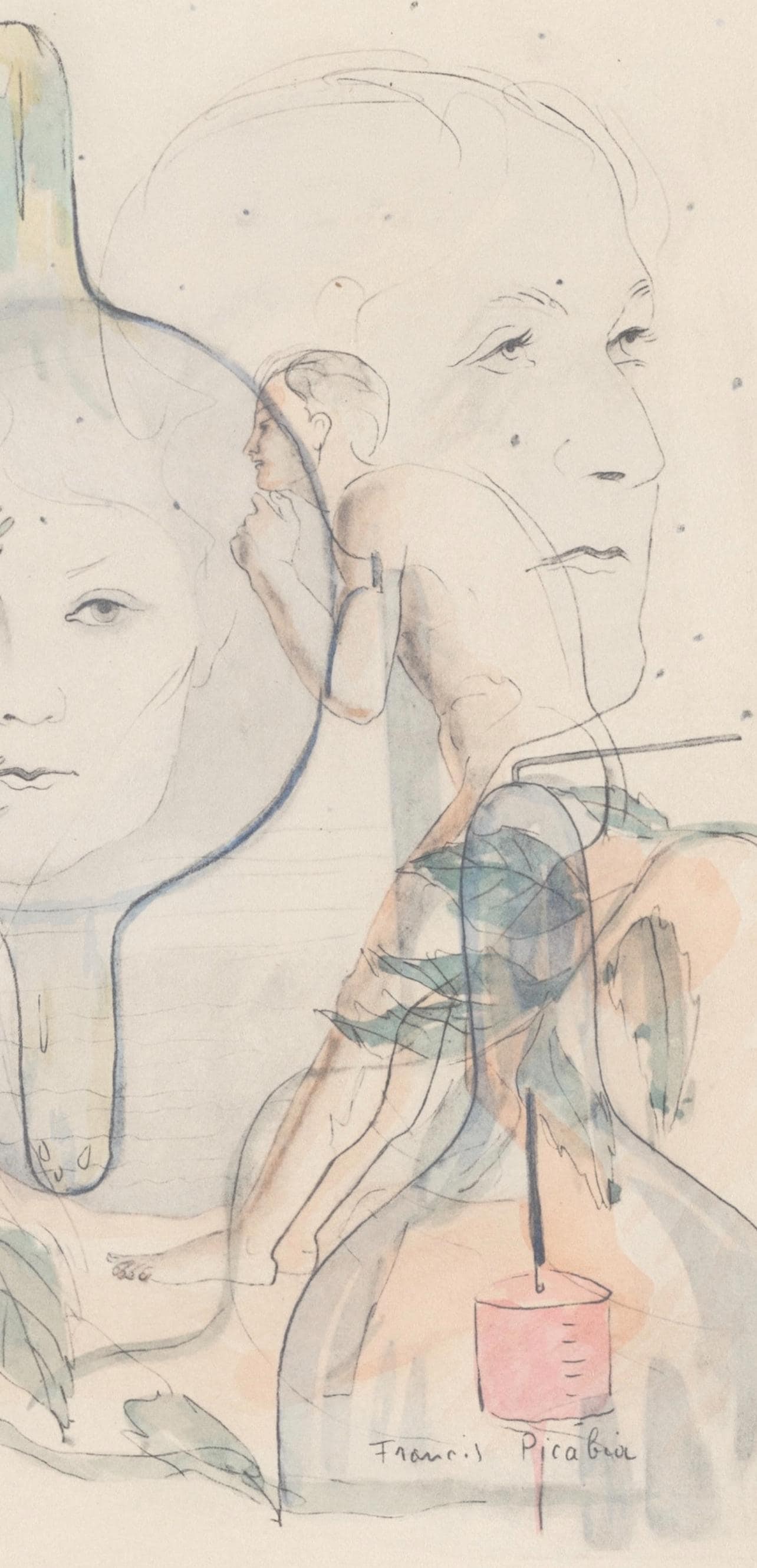 Lithograph - Francis Picabia - Composition - Le Peseur d'mes (The Weigher of Souls) - 3