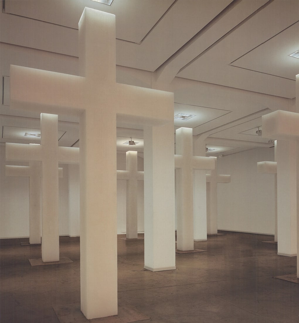 19 ROBERT LONGO When Heaven and Hell Change Places 33" x 23.5" Offset Lithograph - 2