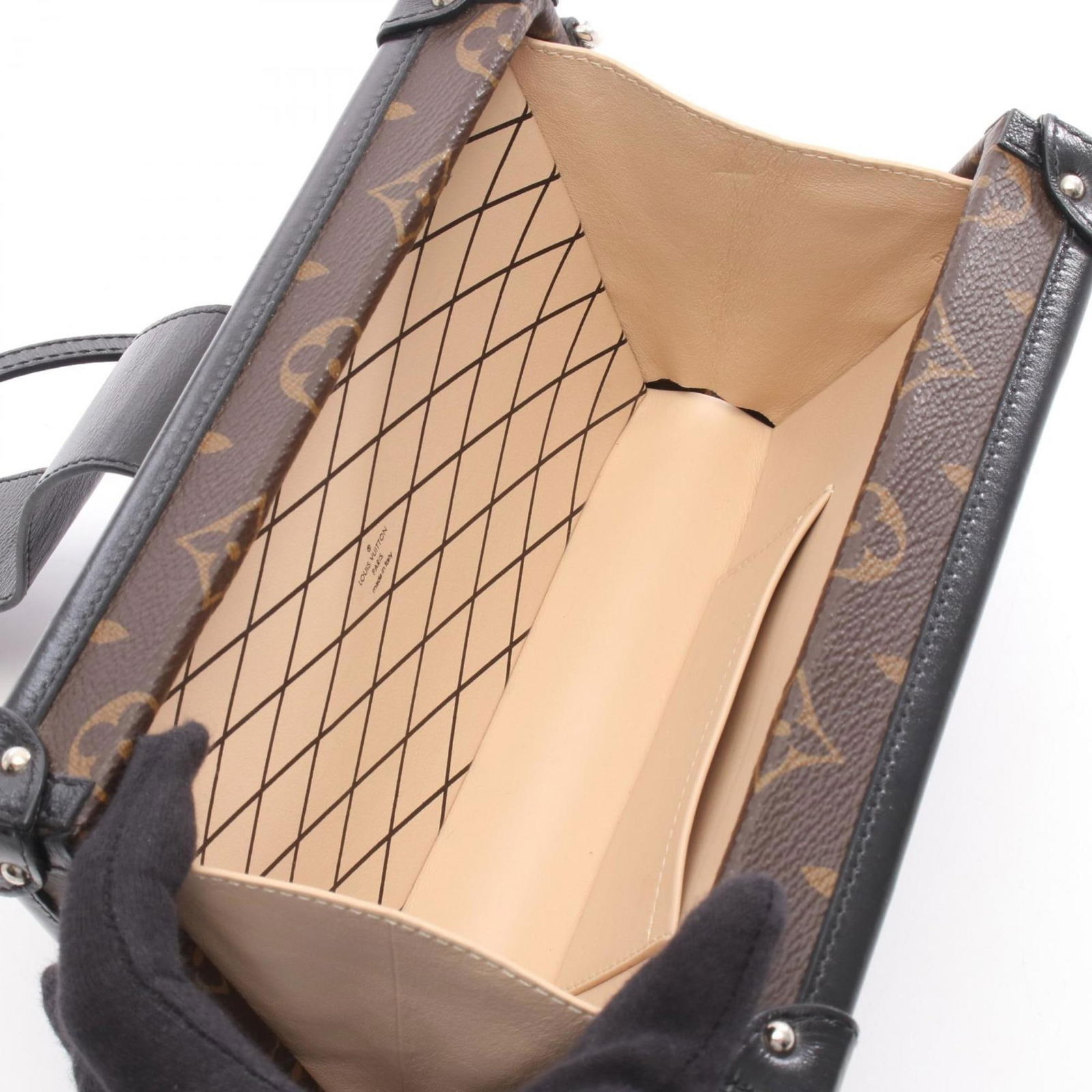 Leather - Louis Vuitton Shoulder Bag Coated Canvas - Cord - 3