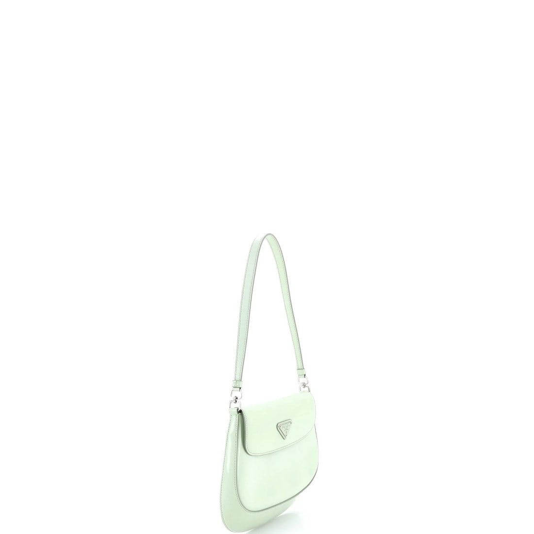 Small Prada Cleo Flap Shoulder Bag Spazzolato Leather - 2