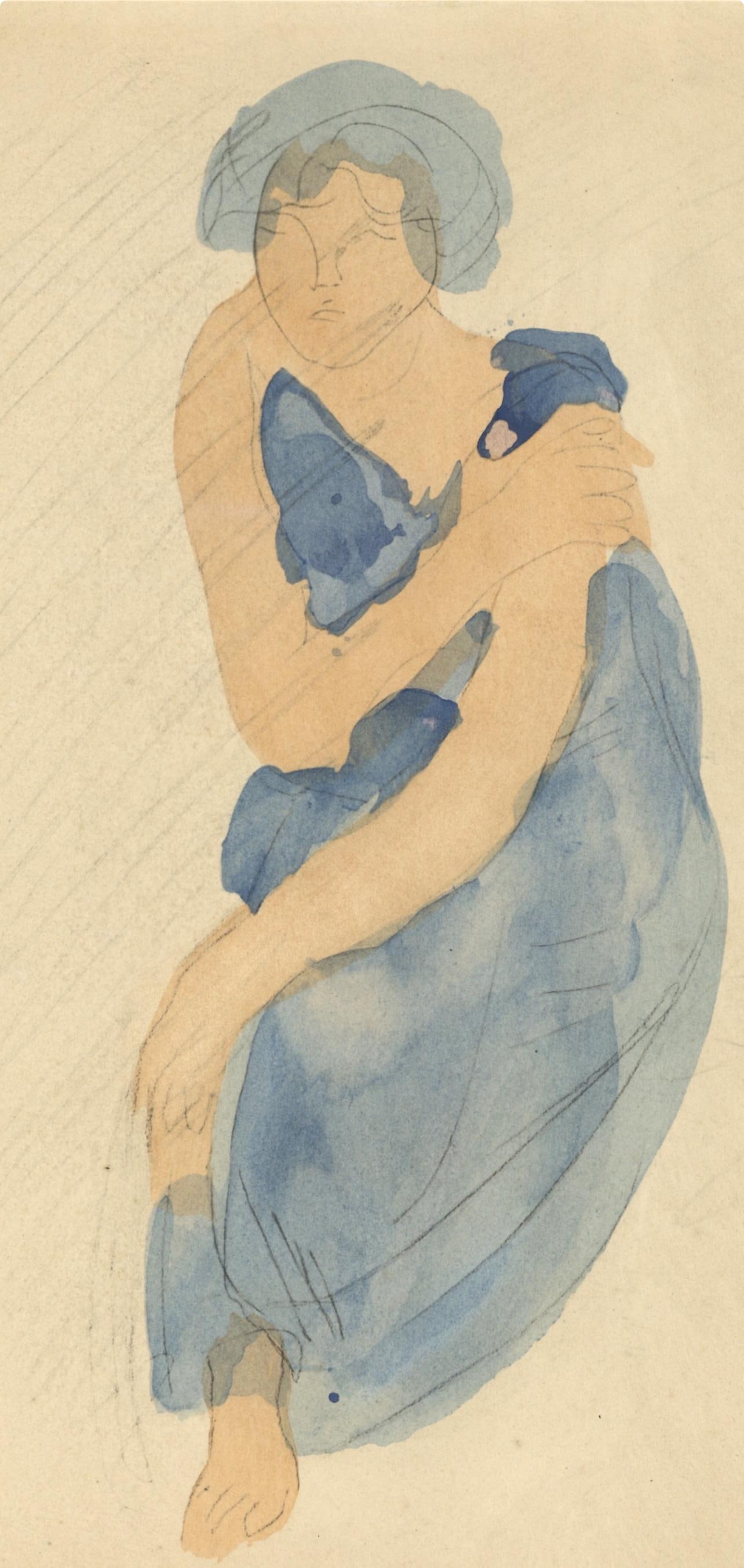 Lithograph - Auguste Rodin - Composition - La Varende - Rodin - 2