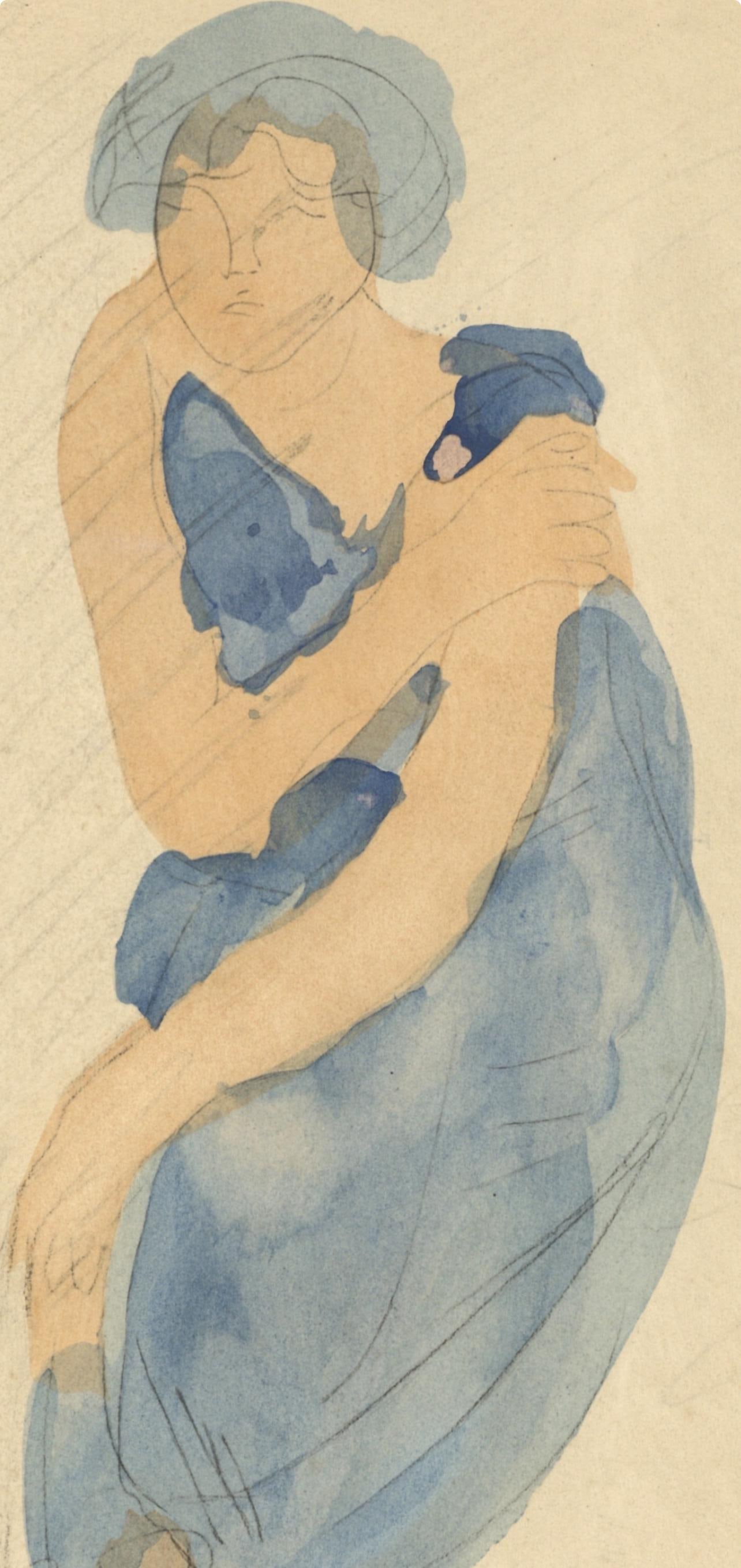 Lithograph - Auguste Rodin - Composition - La Varende - Rodin - 3