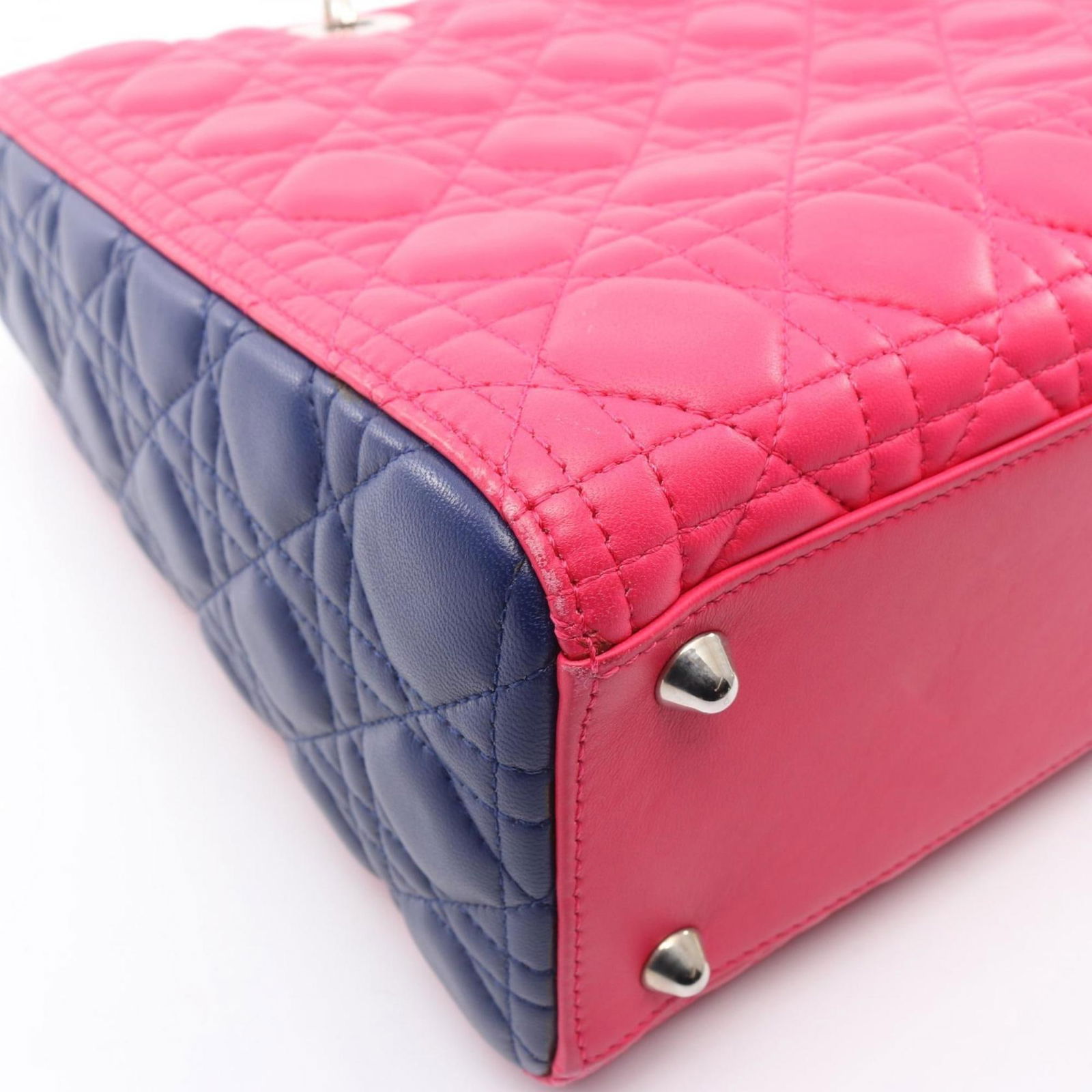 Leather Christian Dior Handbag - 5