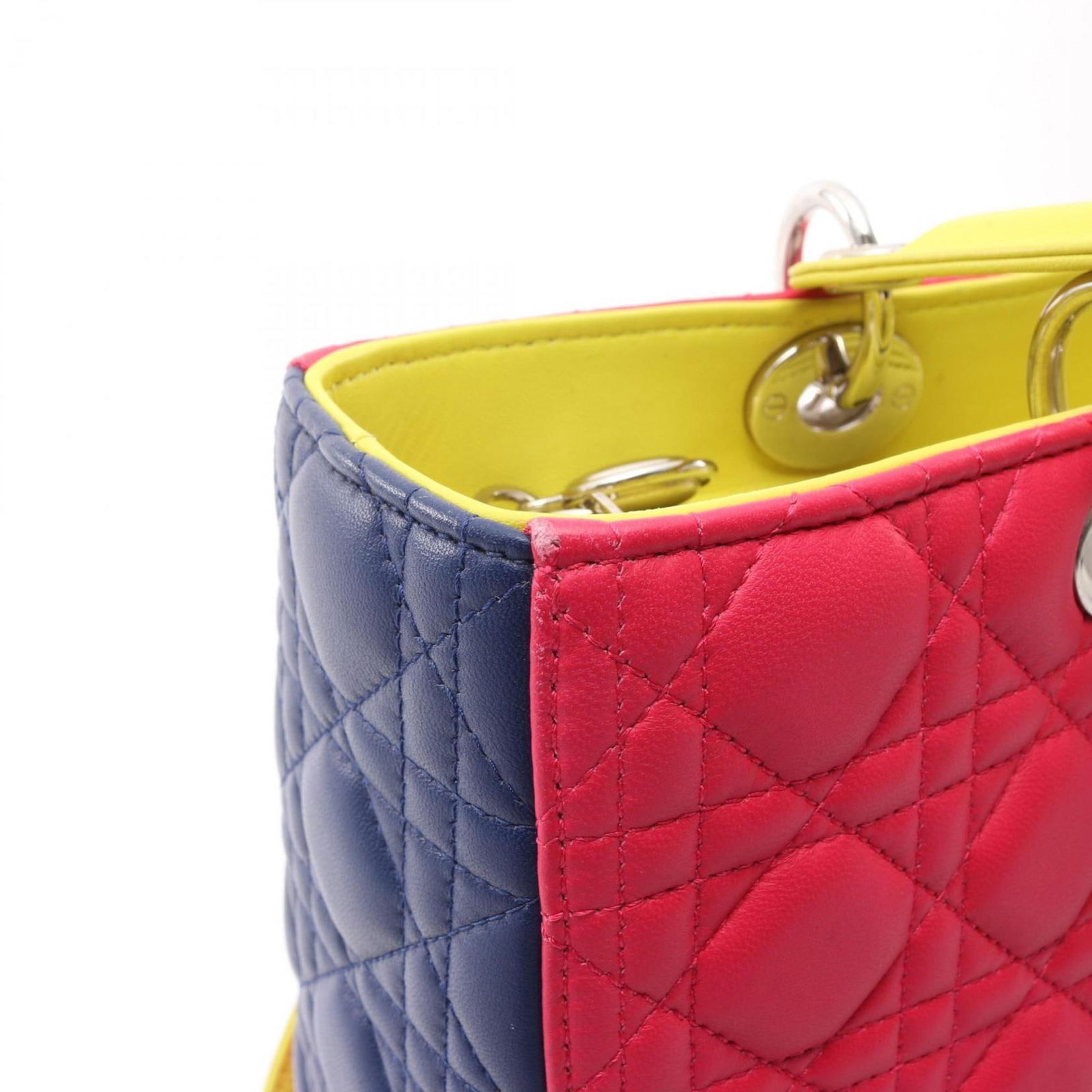 Leather Christian Dior Handbag - 6