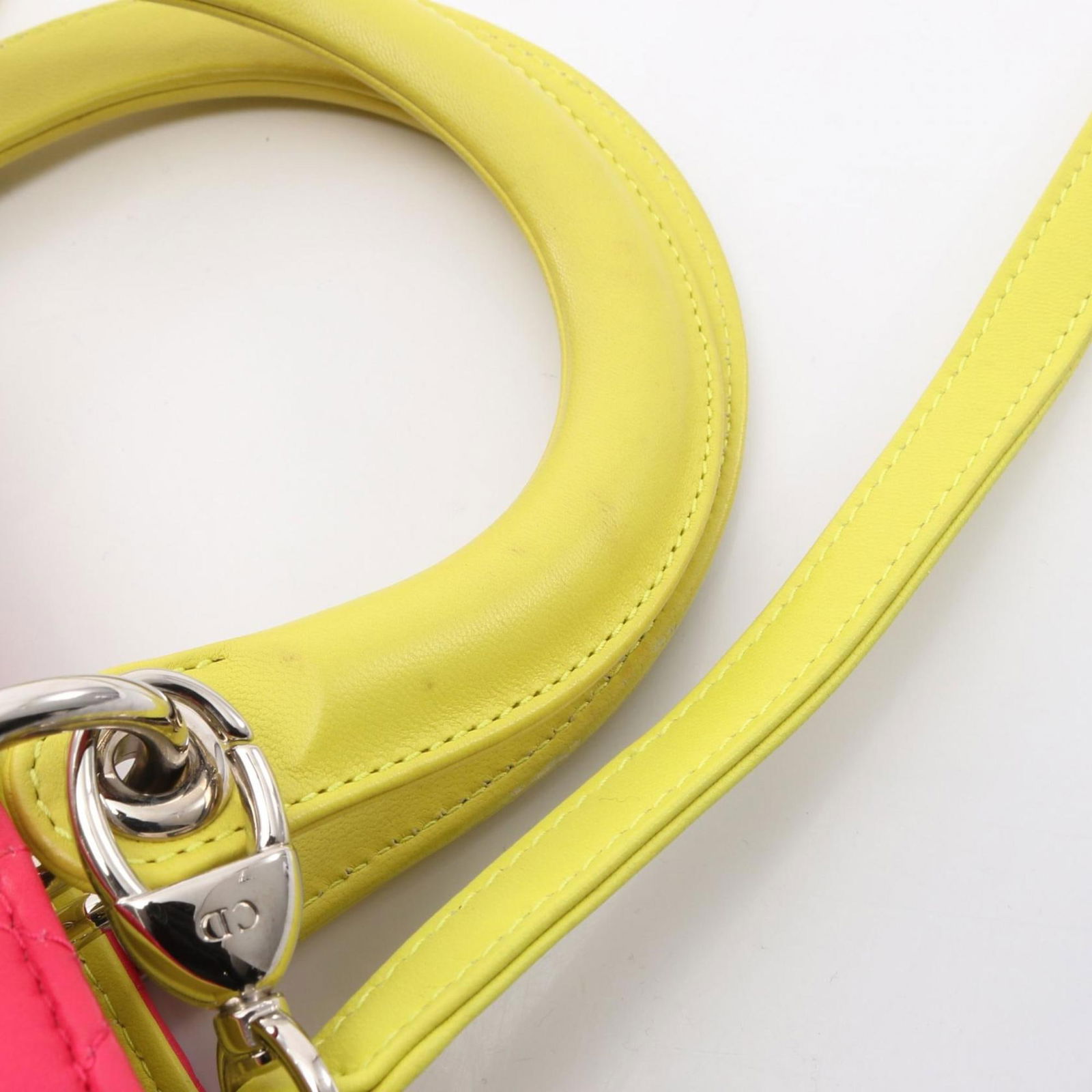 Leather Christian Dior Handbag - 7