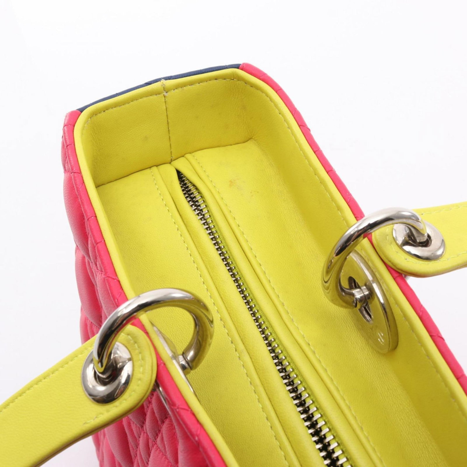 Leather Christian Dior Handbag - 9