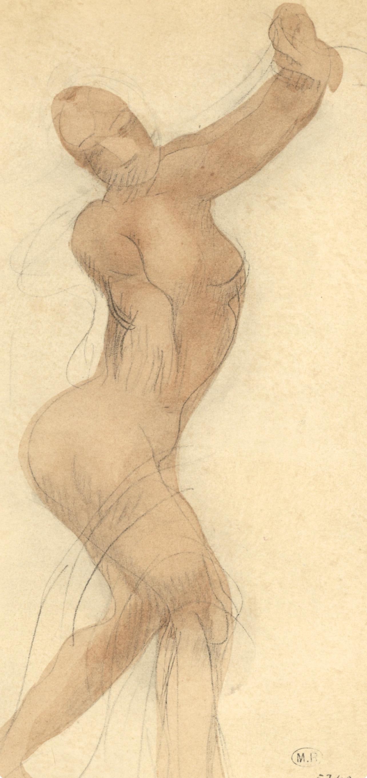 Lithograph - Auguste Rodin - Composition - La Varende - Rodin - 2