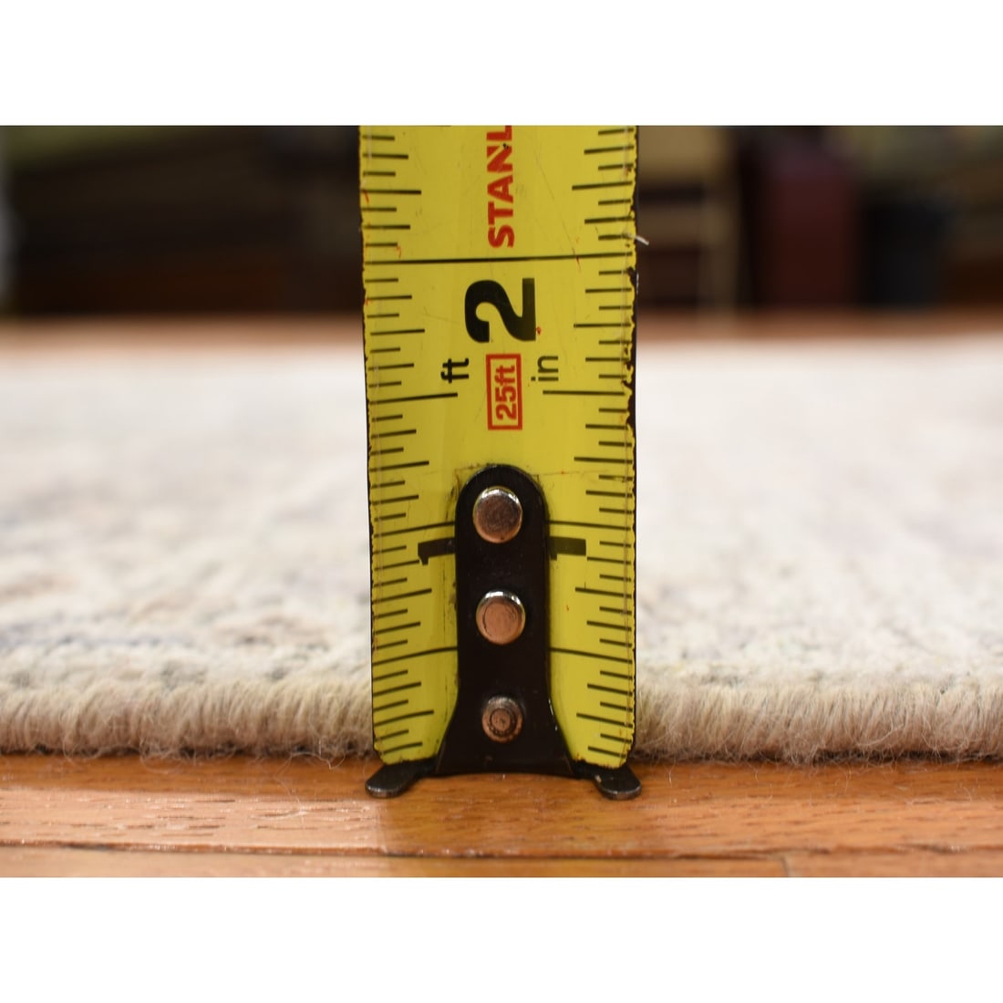 Rug 3'x5'2" White Silk with Wool Tebraz Vase Design Hand Knotted - 7