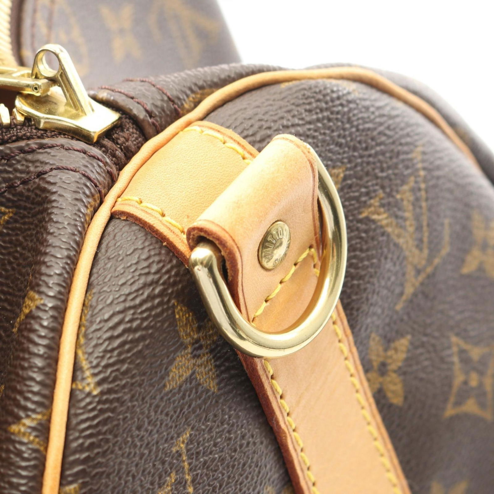 Leather - Louis Vuitton Boston Bag Coated Canvas - 10