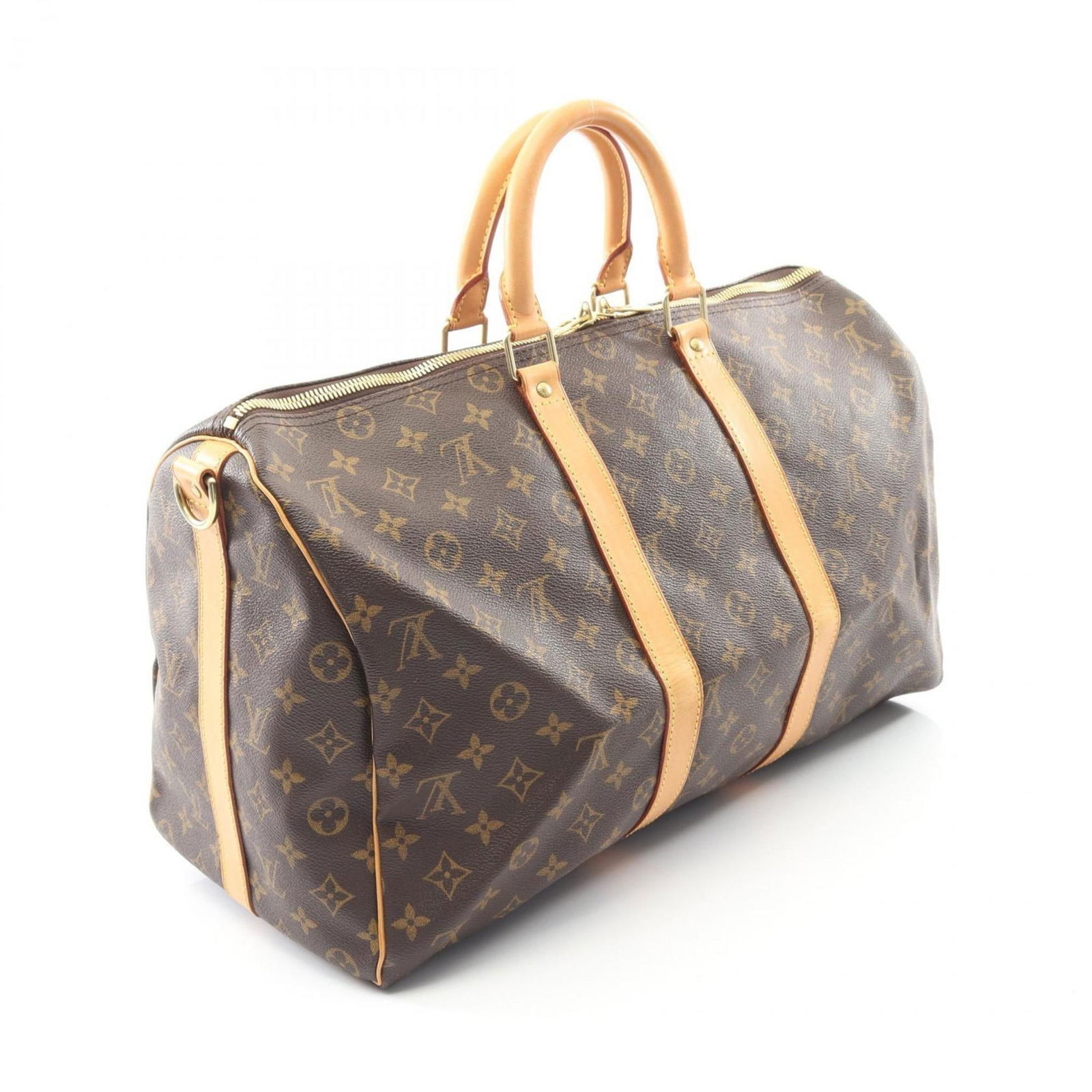 Leather - Louis Vuitton Boston Bag Coated Canvas - 2