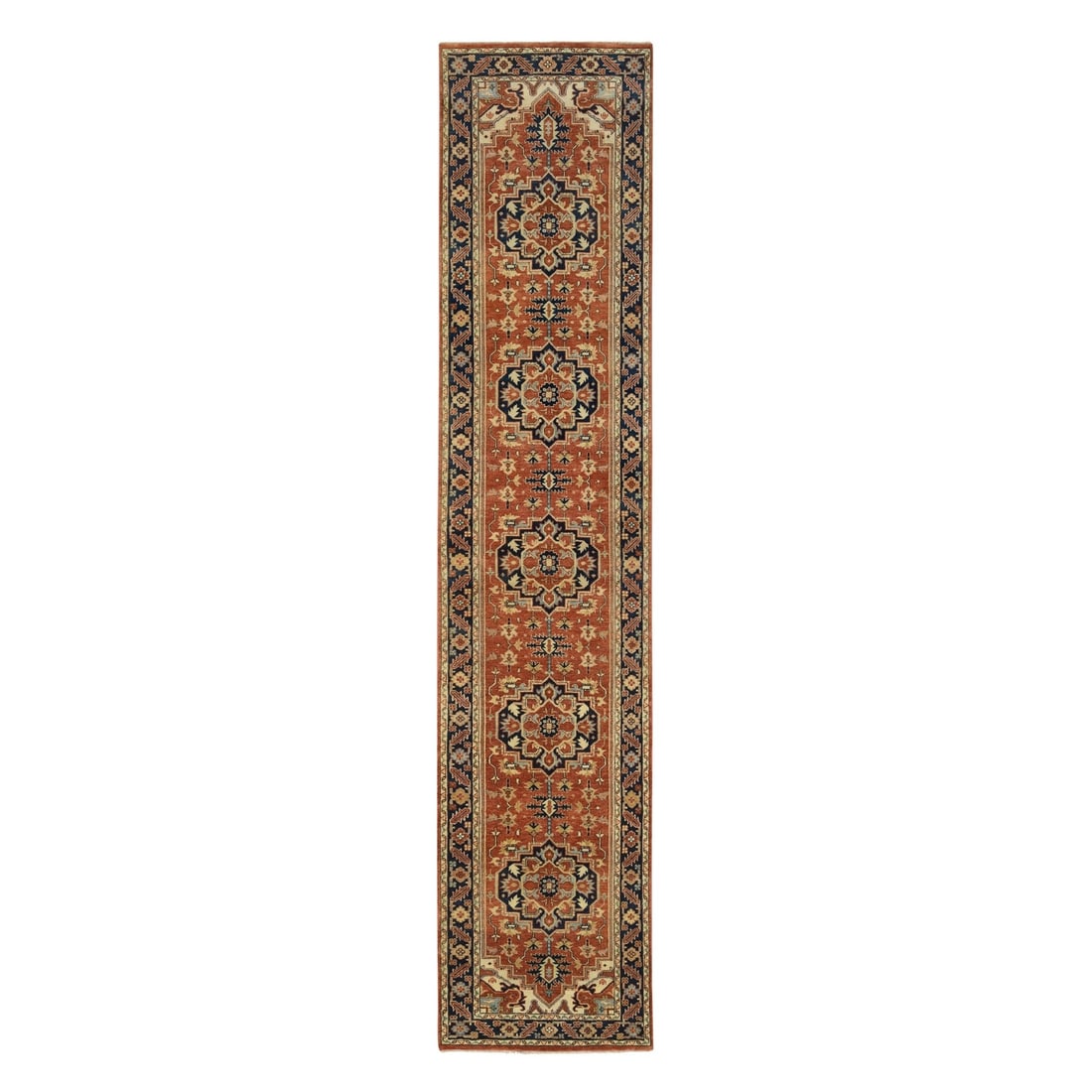 Rug 2'6"x12'2" Red Antiqued Heris Re-Creation Wool Hand Knotted Runner: Rug 2'6"x12'2" Red Antiqued Heris Re-Creation Wool Hand Knotted Runner This listing features Rug 2'6"x12'2" Red Antiqued Heris Re-Creation Wool Hand Knotted Runner. Item specifics are provided below.