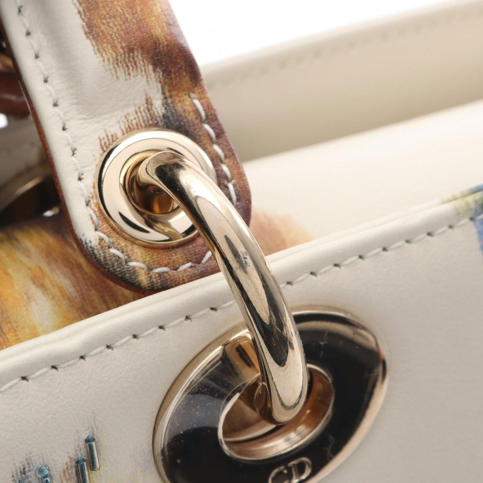 Leather Christian Dior Handbag - 5