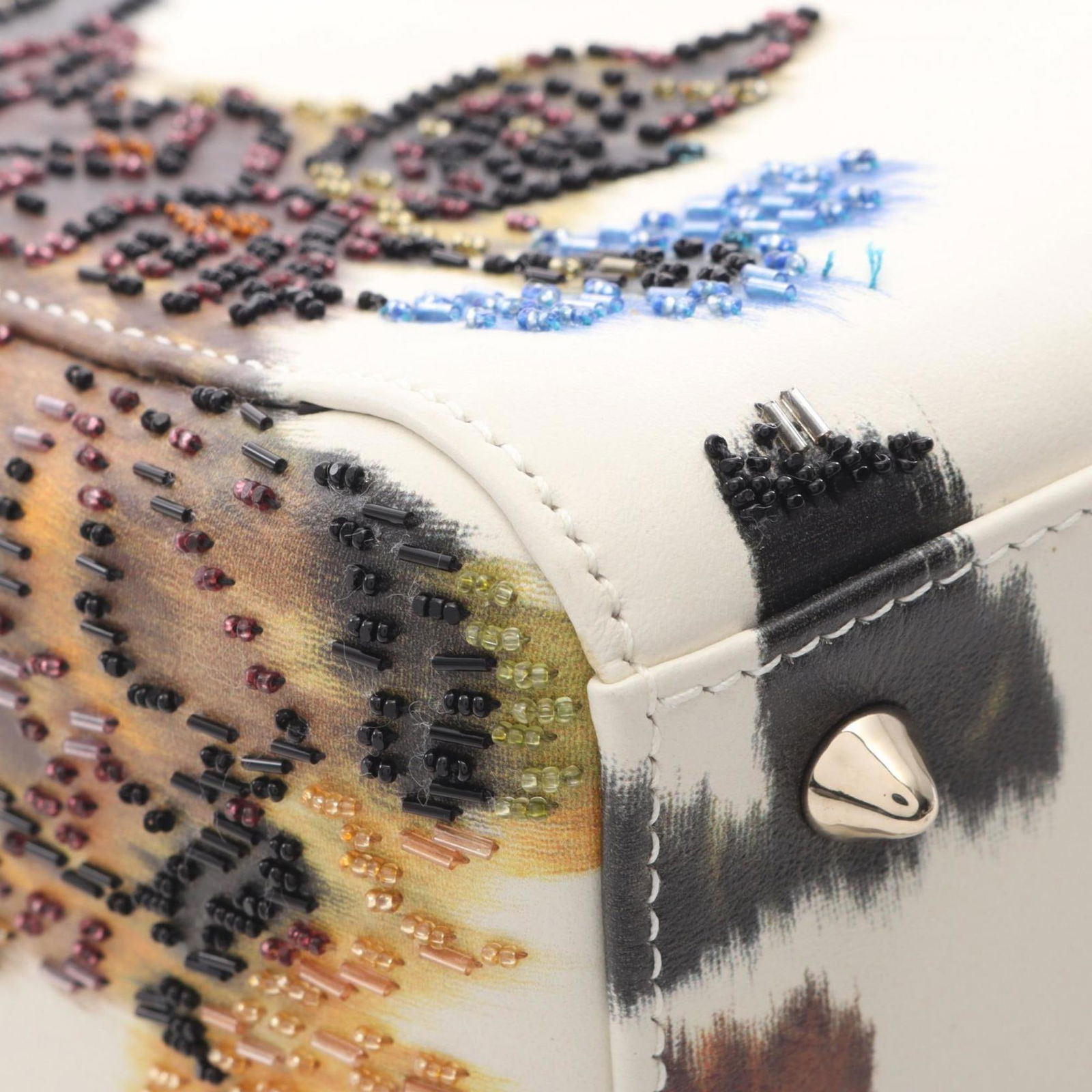 Leather Christian Dior Handbag - 6