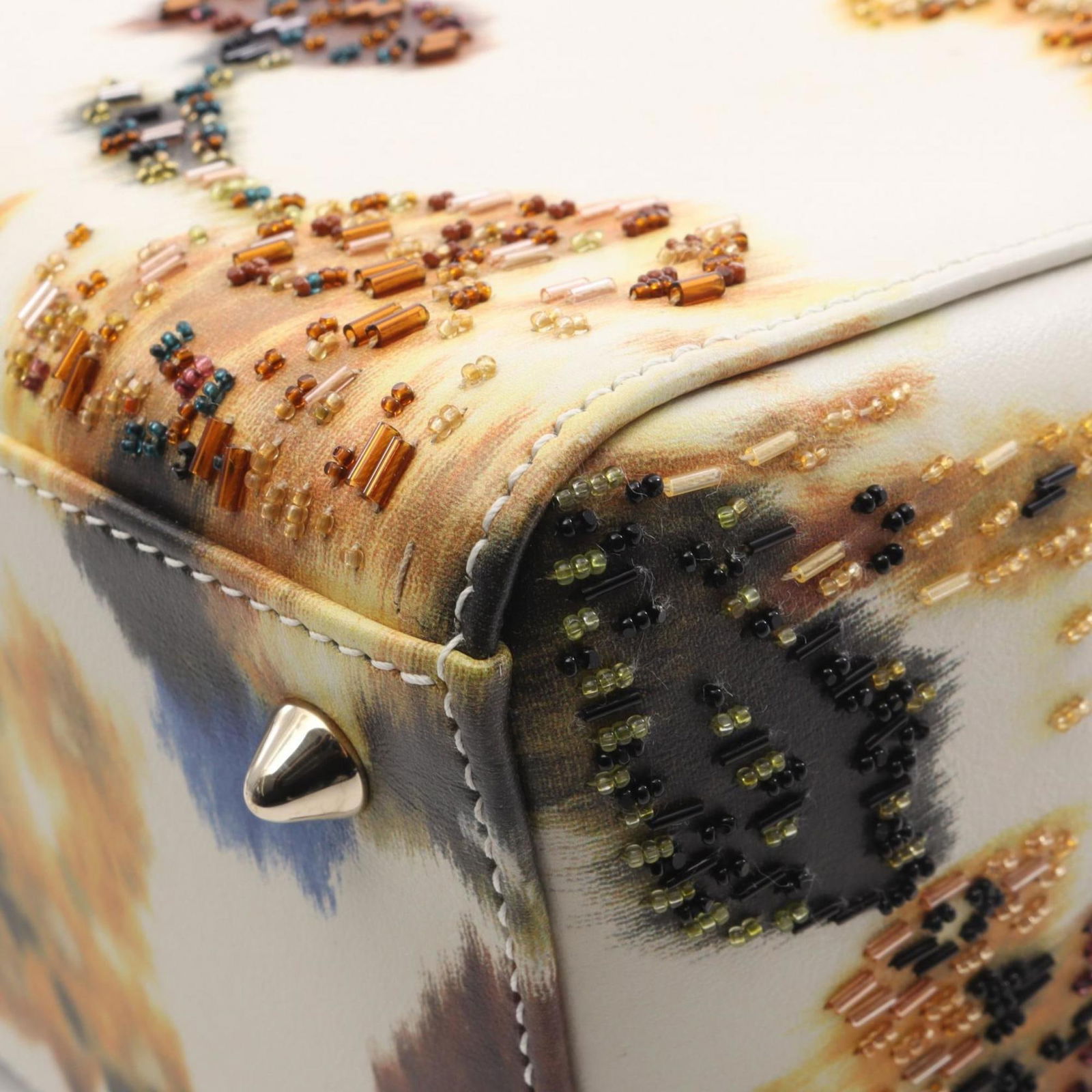 Leather Christian Dior Handbag - 7