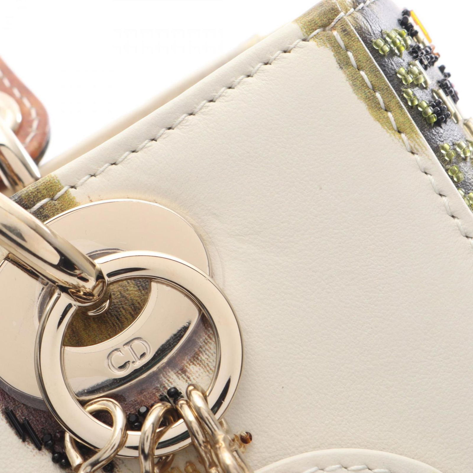 Leather Christian Dior Handbag - 9