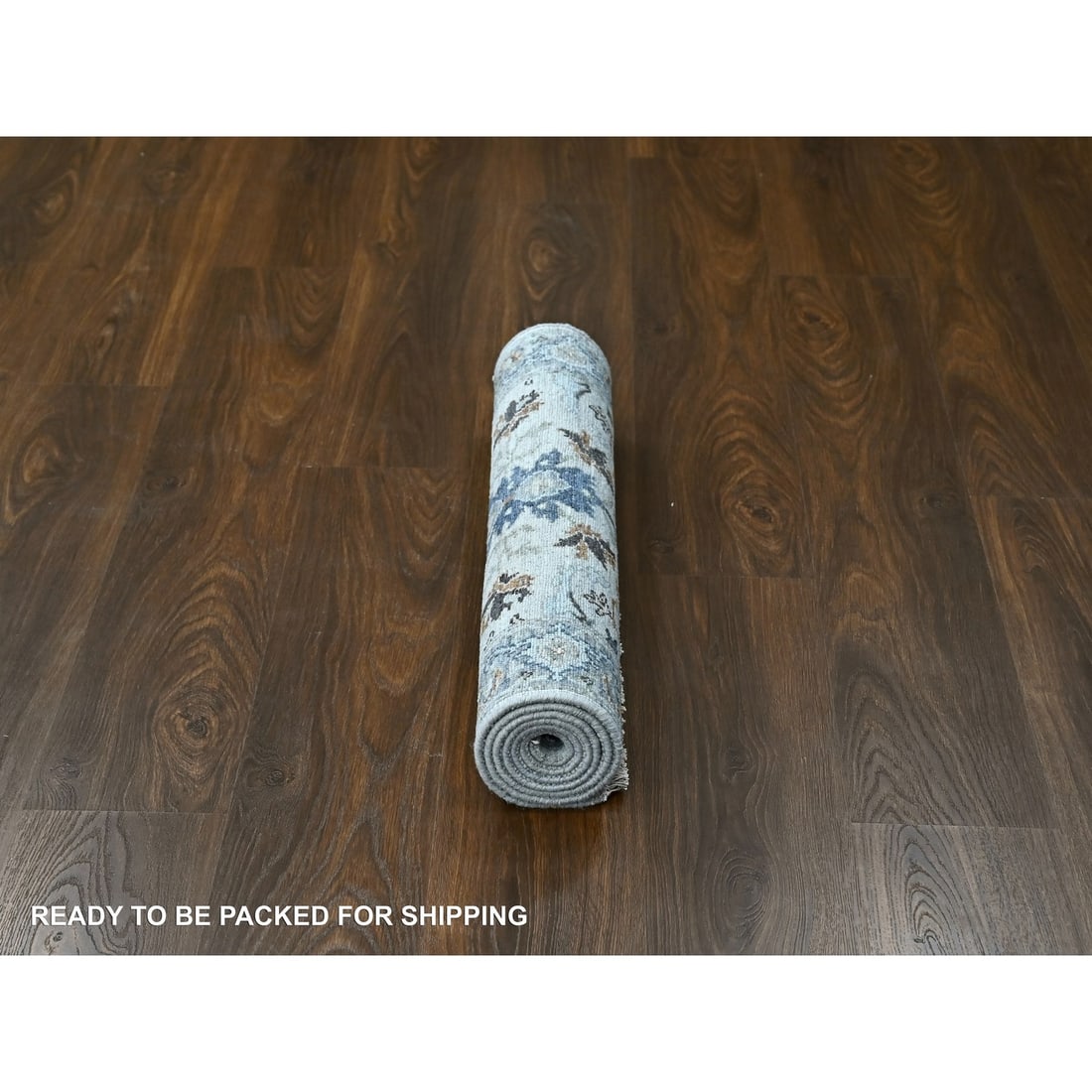 Rug 2'5"x5'10" Chiffon White Hand Knotted Denser Weave Oushak Wool Runner - 6