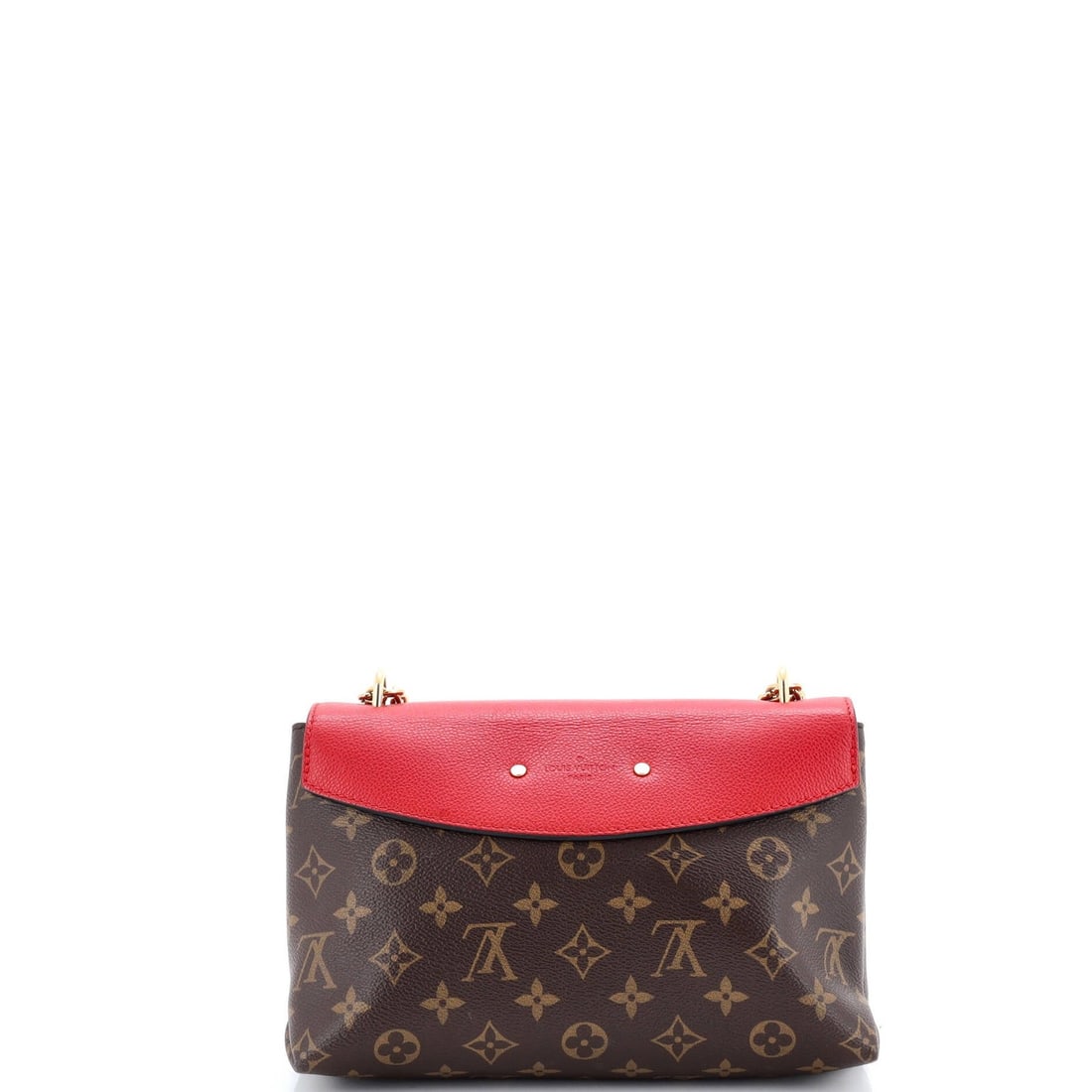 Leather Louis Vuitton Saint Placide Handbag Monogram Canvas and - 3