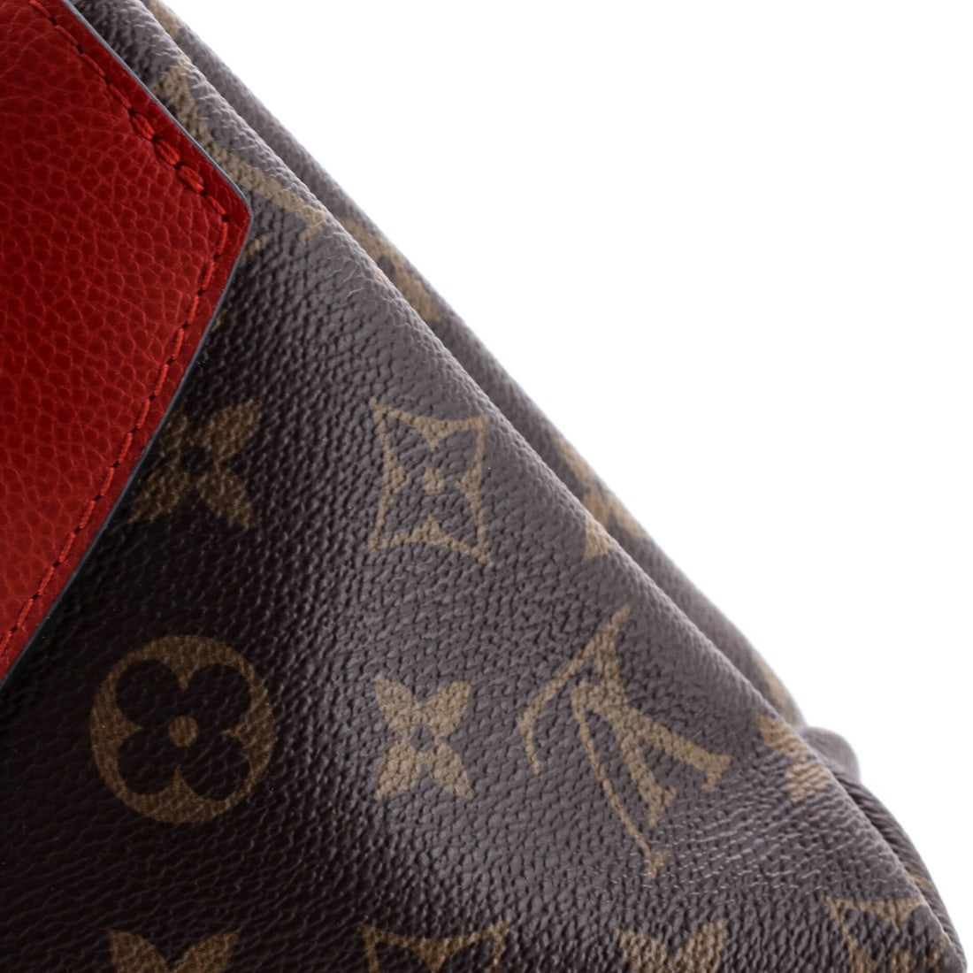 Leather Louis Vuitton Saint Placide Handbag Monogram Canvas and - 6