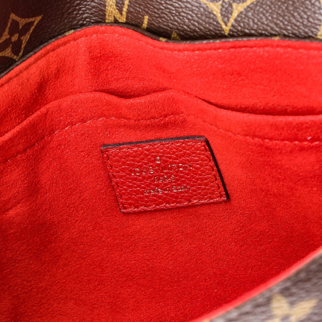 Leather Louis Vuitton Saint Placide Handbag Monogram Canvas and - 7