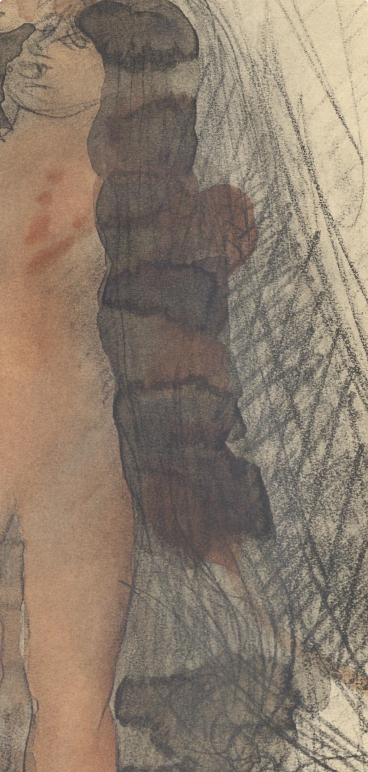 Lithograph - Auguste Rodin - Composition - La Varende - Rodin - 5