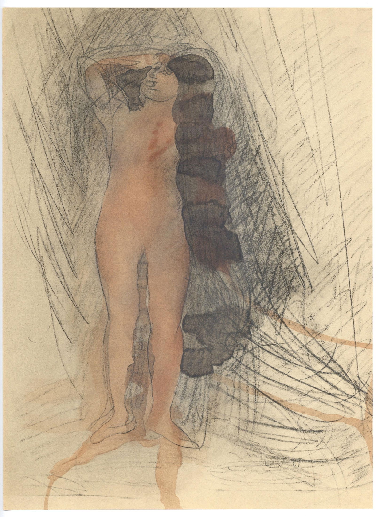 Lithograph - Auguste Rodin - Composition - La Varende - Rodin - 6