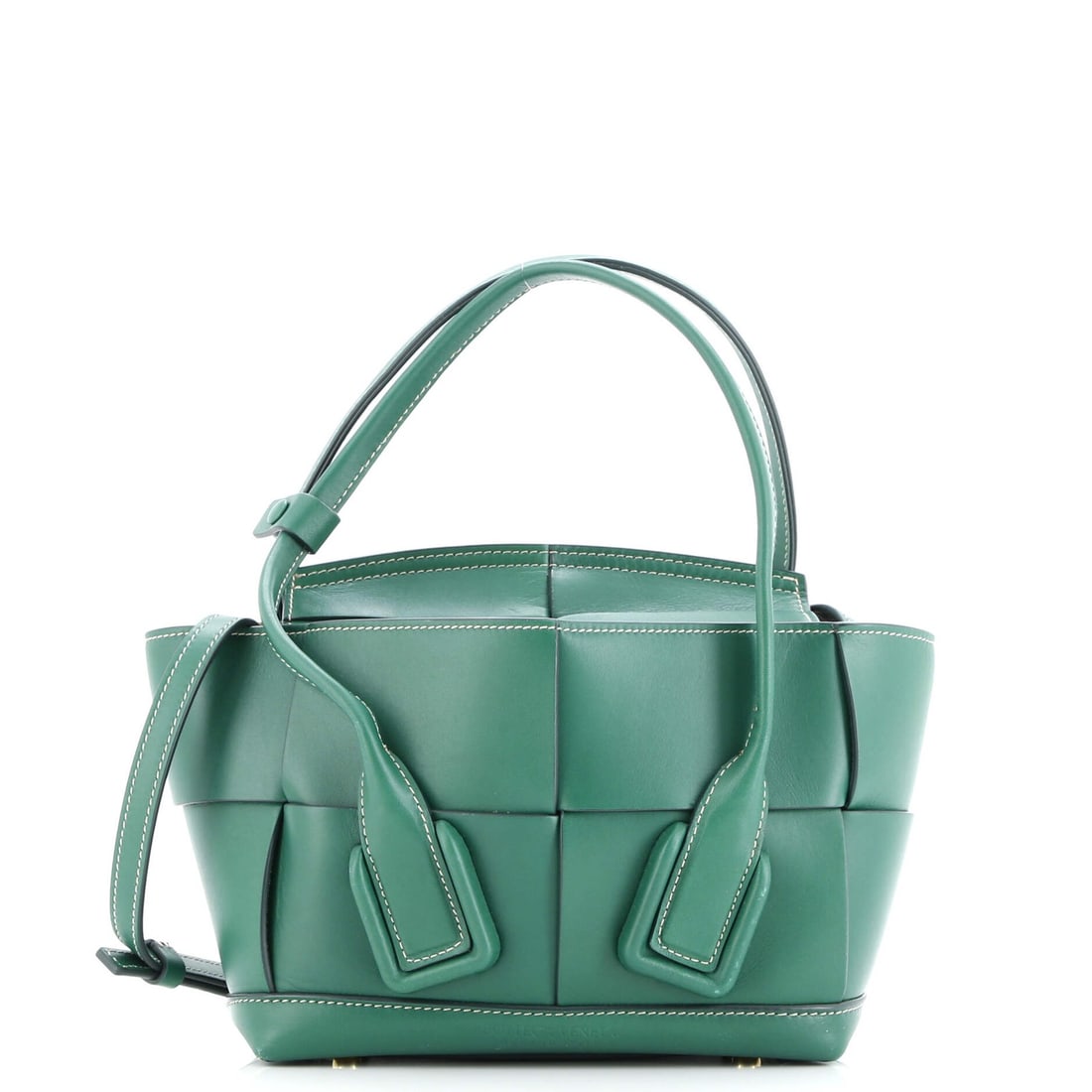 Mini Bottega Veneta Arco Bag Maxi Intrecciato Leather (1 of 7)