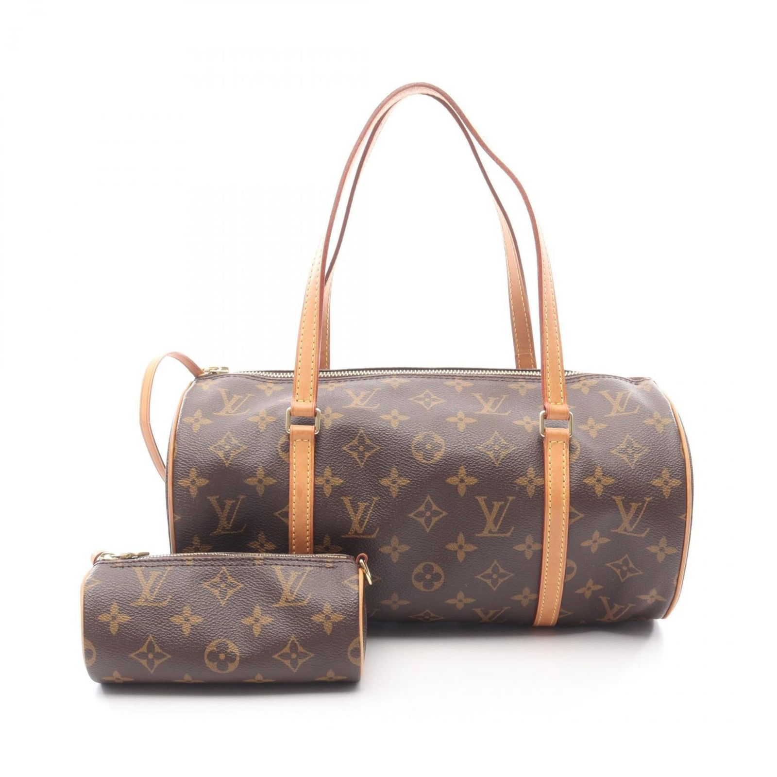 Leather - Louis Vuitton Handbag Coated Canvas (1 of 15)