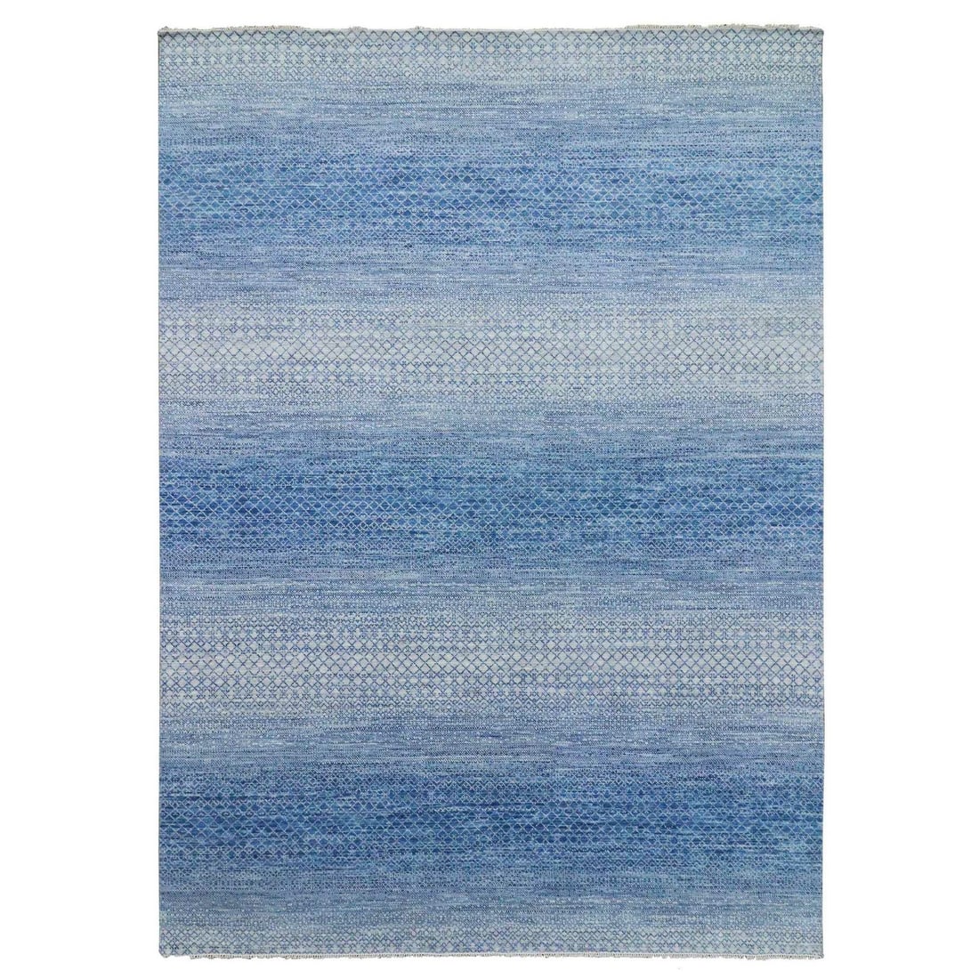 Rug 10'1"x14' Blue Chiaroscuro Collection Wool Hand Knotted Oriental: Rug 10'1"x14' Blue Chiaroscuro Collection Wool Hand Knotted Oriental This listing features Rug 10'1"x14' Blue Chiaroscuro Collection Wool Hand Knotted Oriental. Item specifics are provided below. Item