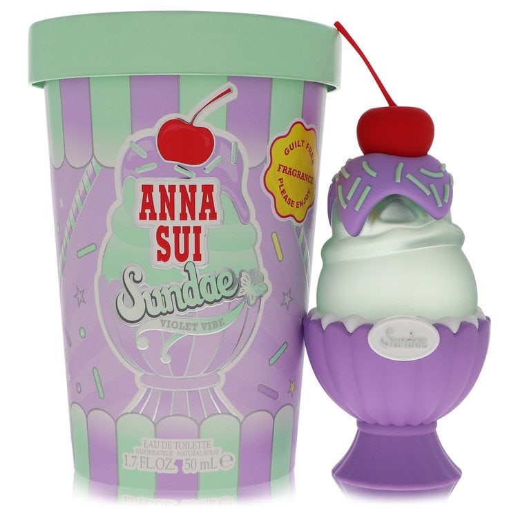 Spray Anna Sui Sundae Violet Vibe Perfume By Anna Sui Eau De Toilette: Spray Anna Sui Sundae Violet Vibe Perfume By Anna Sui Eau De Toilette This listing features Spray Anna Sui Sundae Violet Vibe Perfume By Anna Sui Eau De Toilette. Item specifics are provided below. 