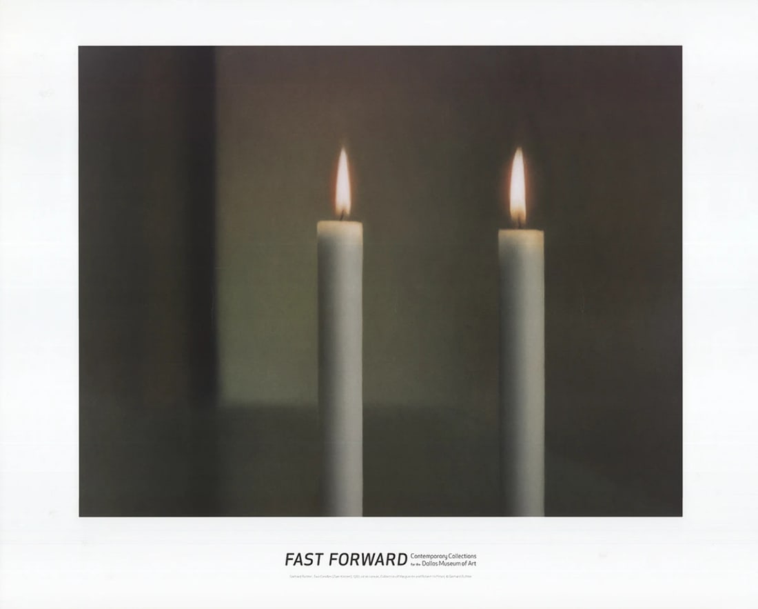 Gray GERHARD RICHTER Two Candles 24" x 29.75" Poster 1995 Contemporary: Gray GERHARD RICHTER Two Candles 24" x 29.75" Poster 1995 Contemporary This listing features Gray GERHARD RICHTER Two Candles 24" x 29.75" Poster 1995 Contemporary. Item specifics are provided below.
