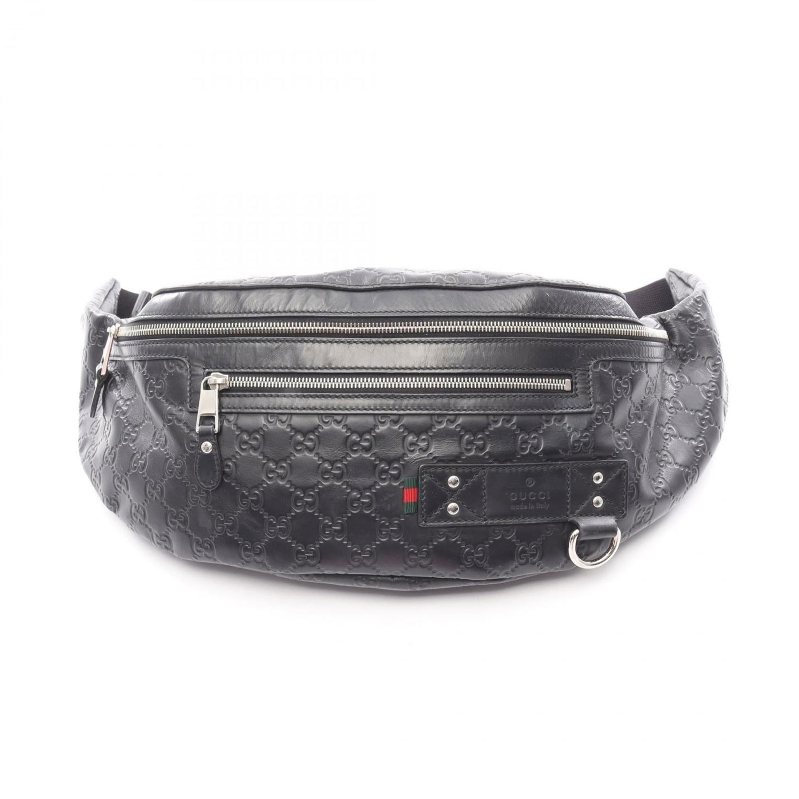 Leather Gucci Fanny Pack: Leather Gucci Fanny Pack This listing features Leather Gucci Fanny Pack. Item specifics are provided below. Item Specifics: Brand: Gucci Type: Fanny Pack Material: Leather Color: Black Gender: Men