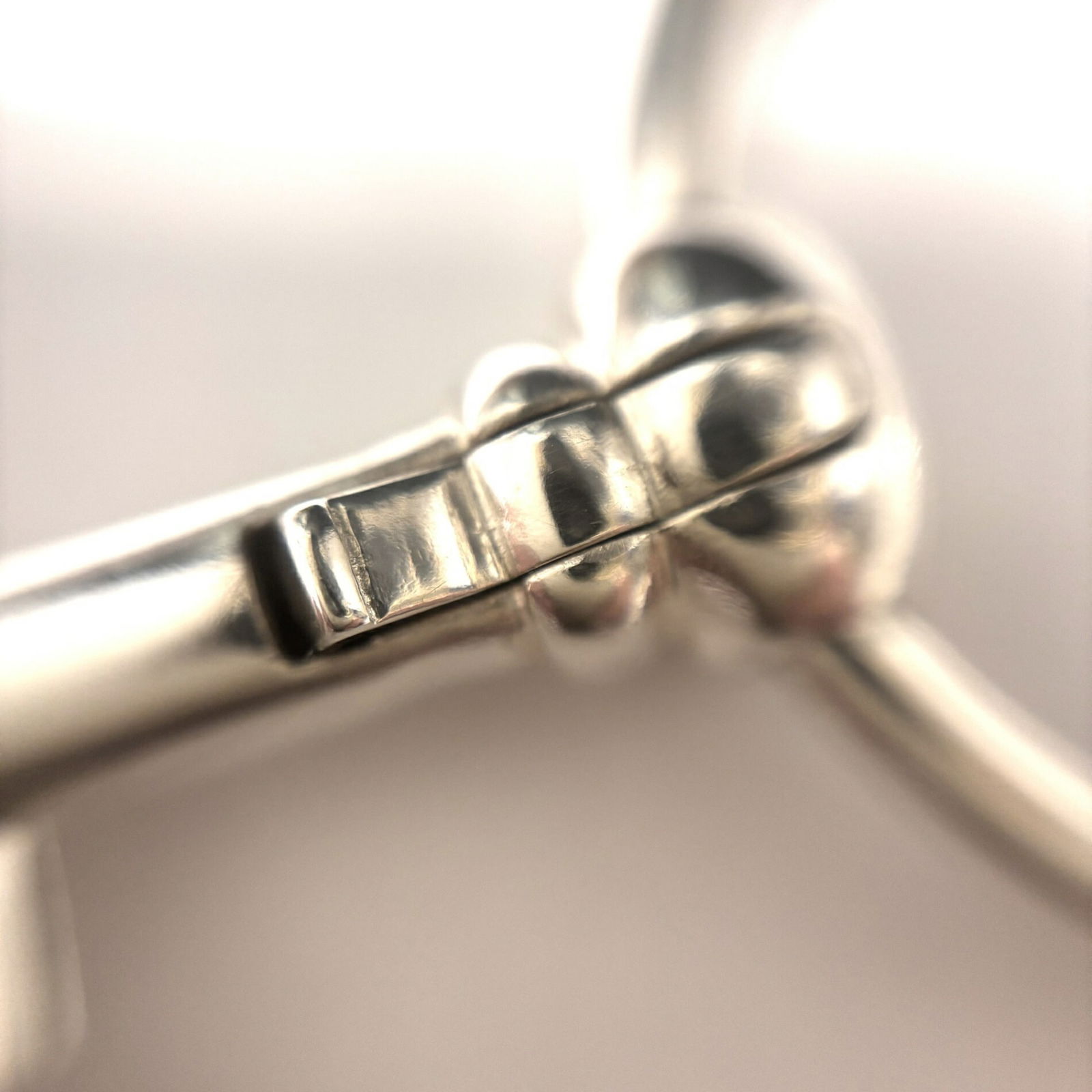 925 Hermes Keyring Silver - 6