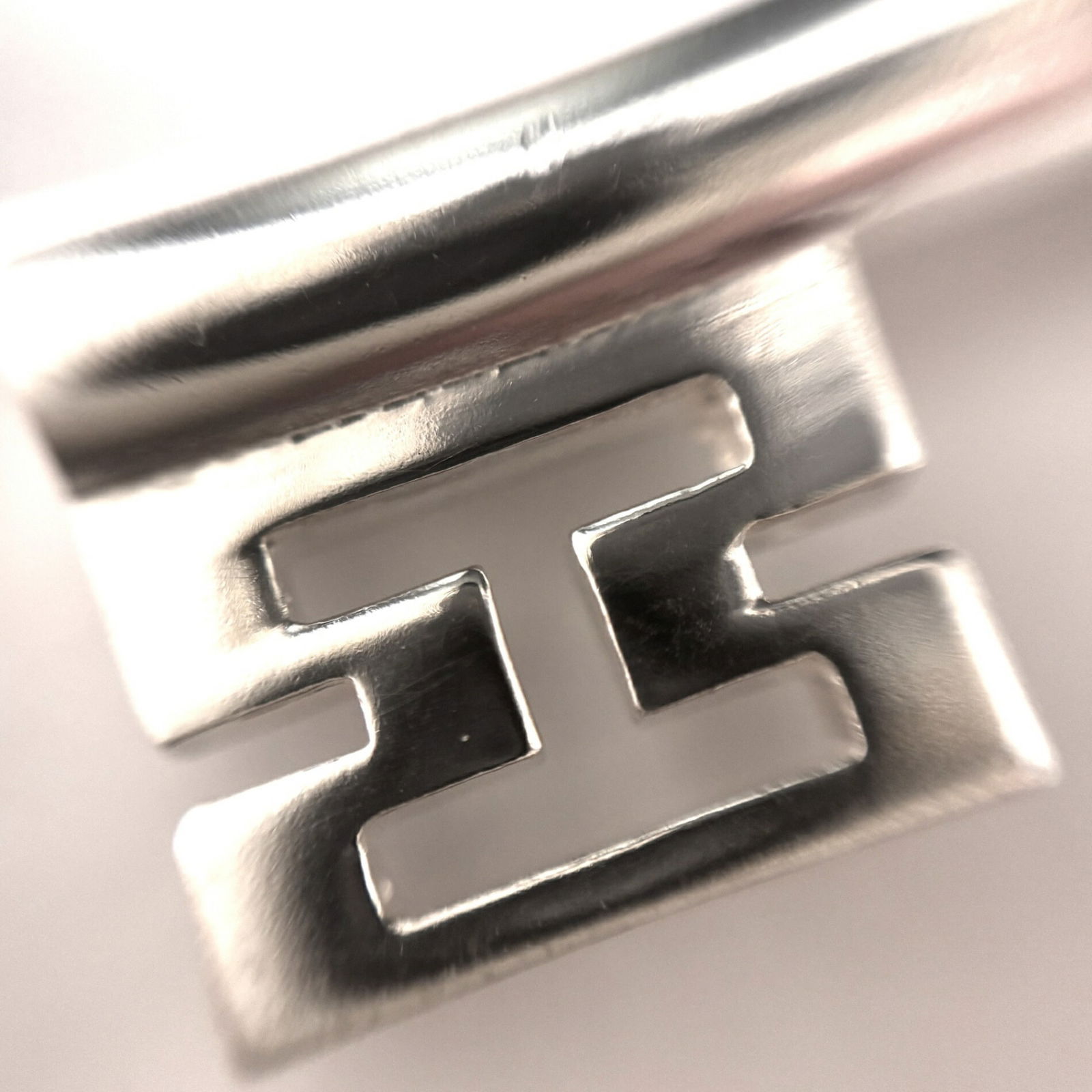 925 Hermes Keyring Silver - 7