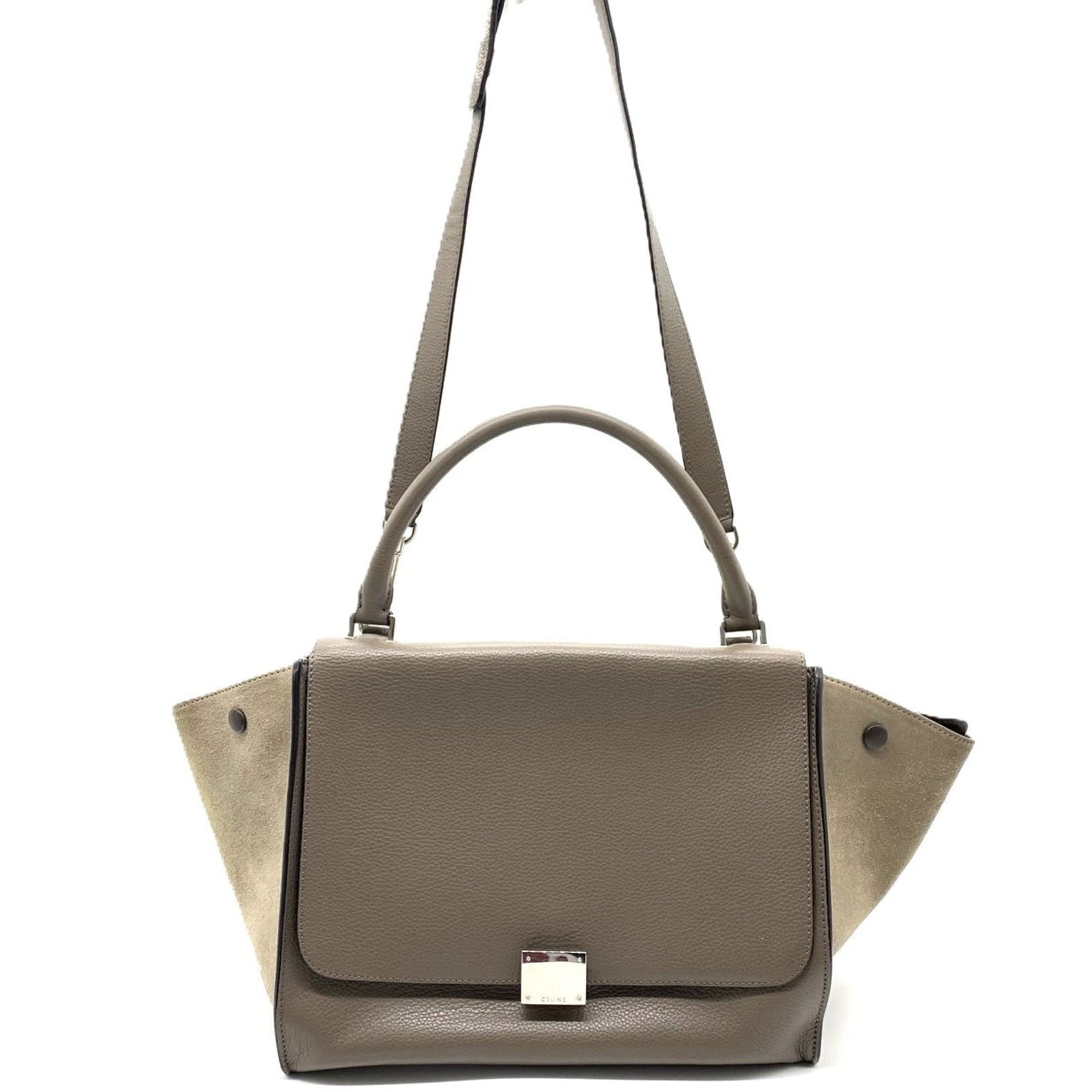 Suede - Celine Handbag Leather (1 of 8)