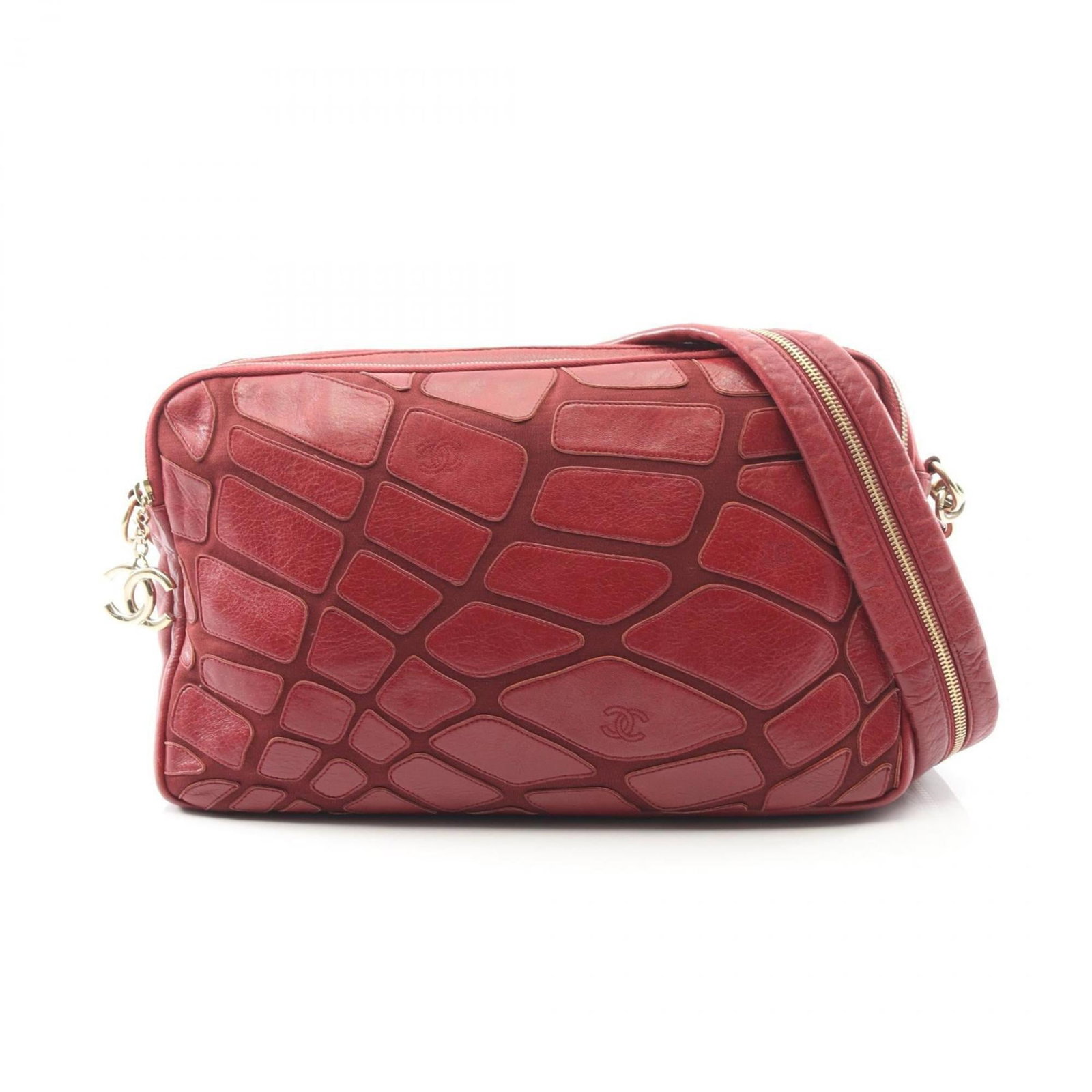 Leather - Chanel Shoulder Bag Canvas (1 of 10)