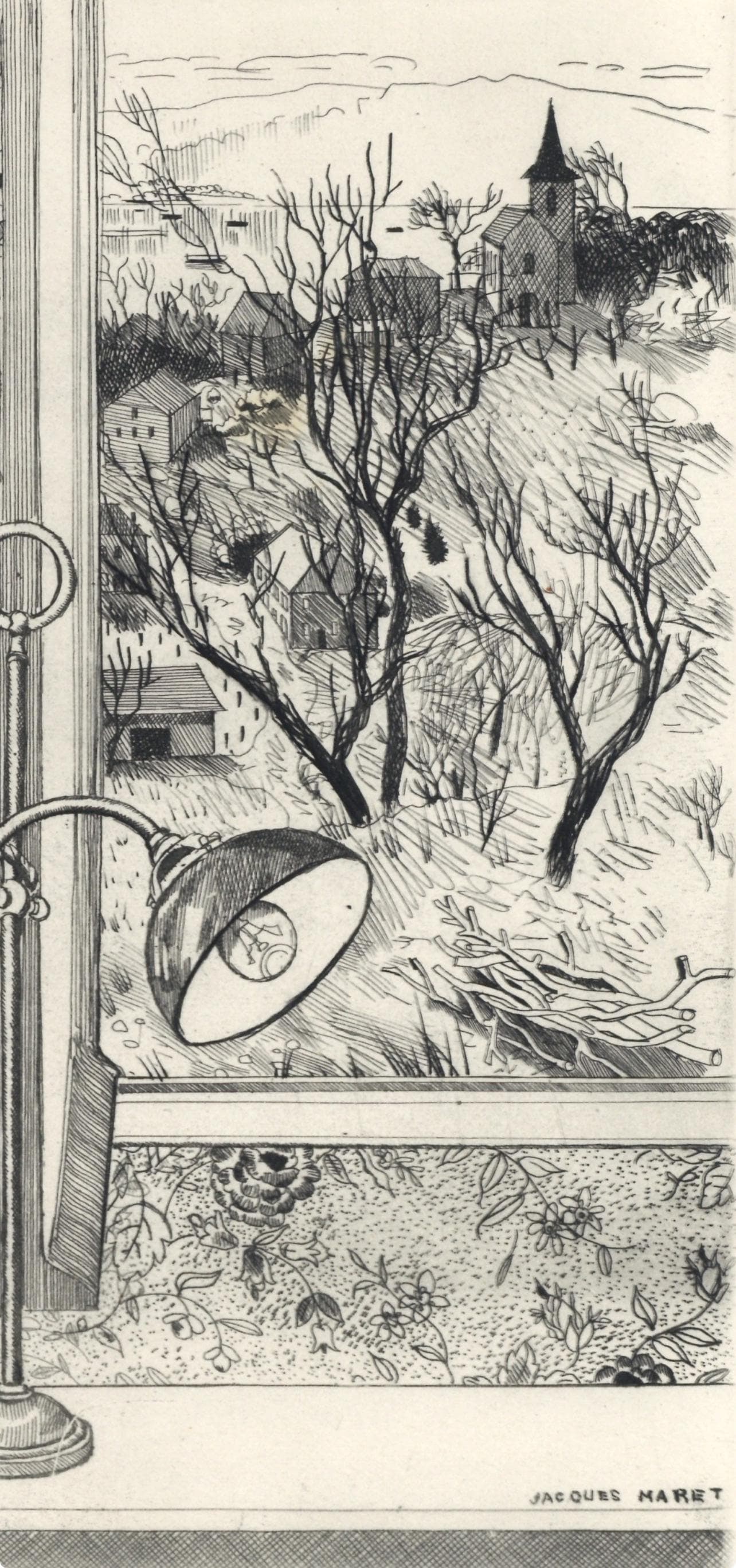 Etching - Jacques Maret - Composition - Alternance - 4