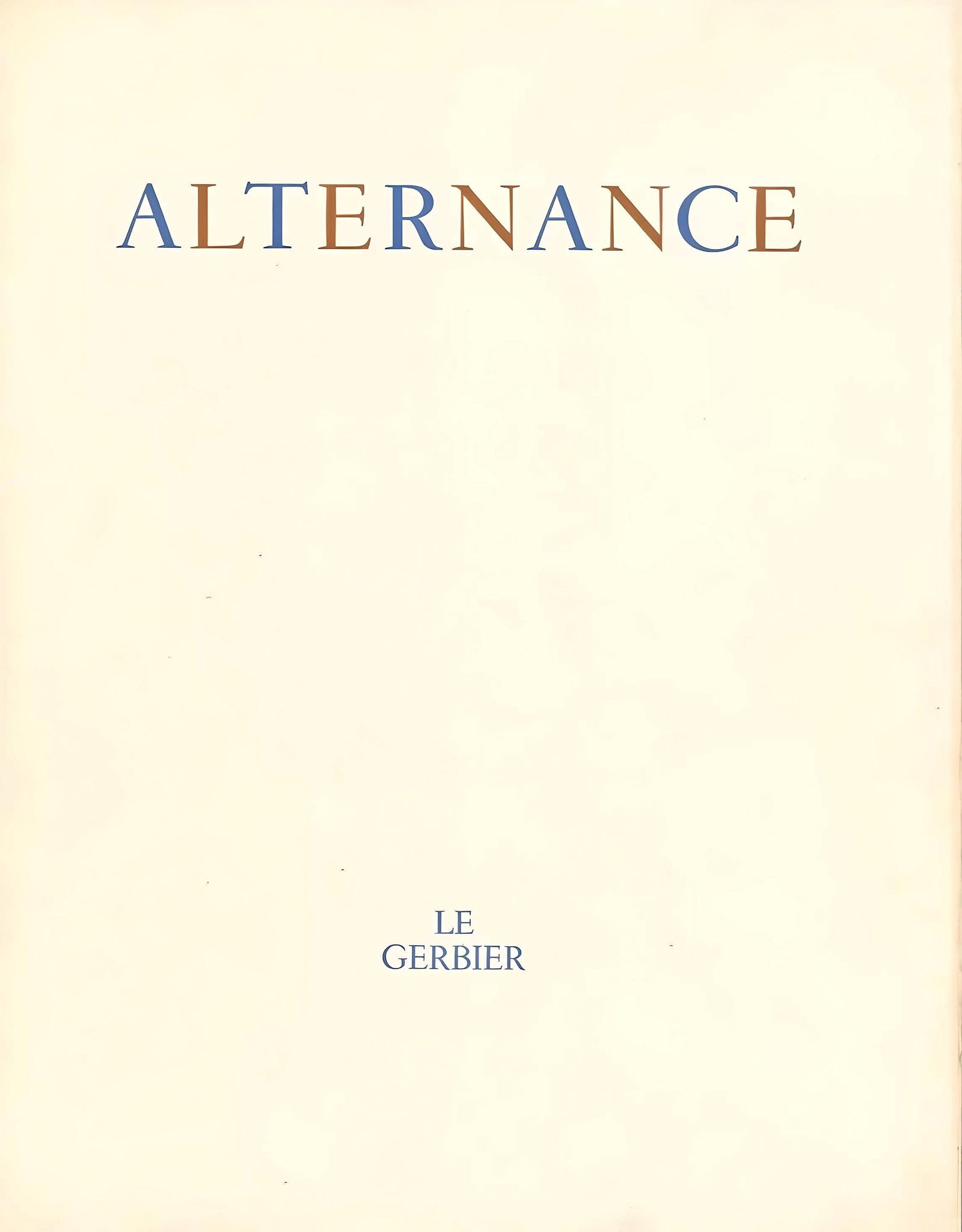 Etching - Jacques Maret - Composition - Alternance - 9