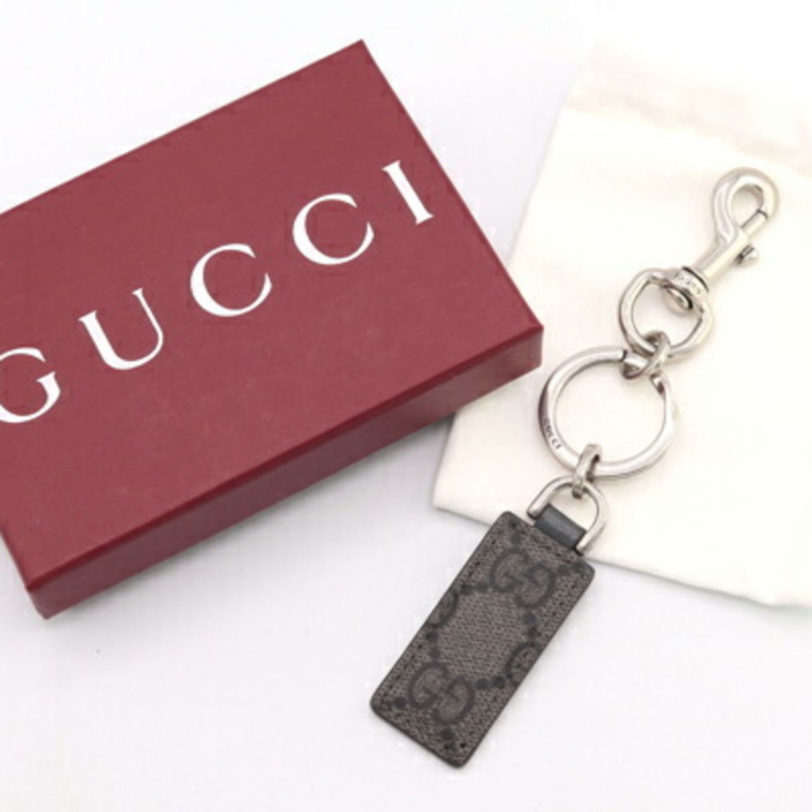Leather Gucci Keyring - 5