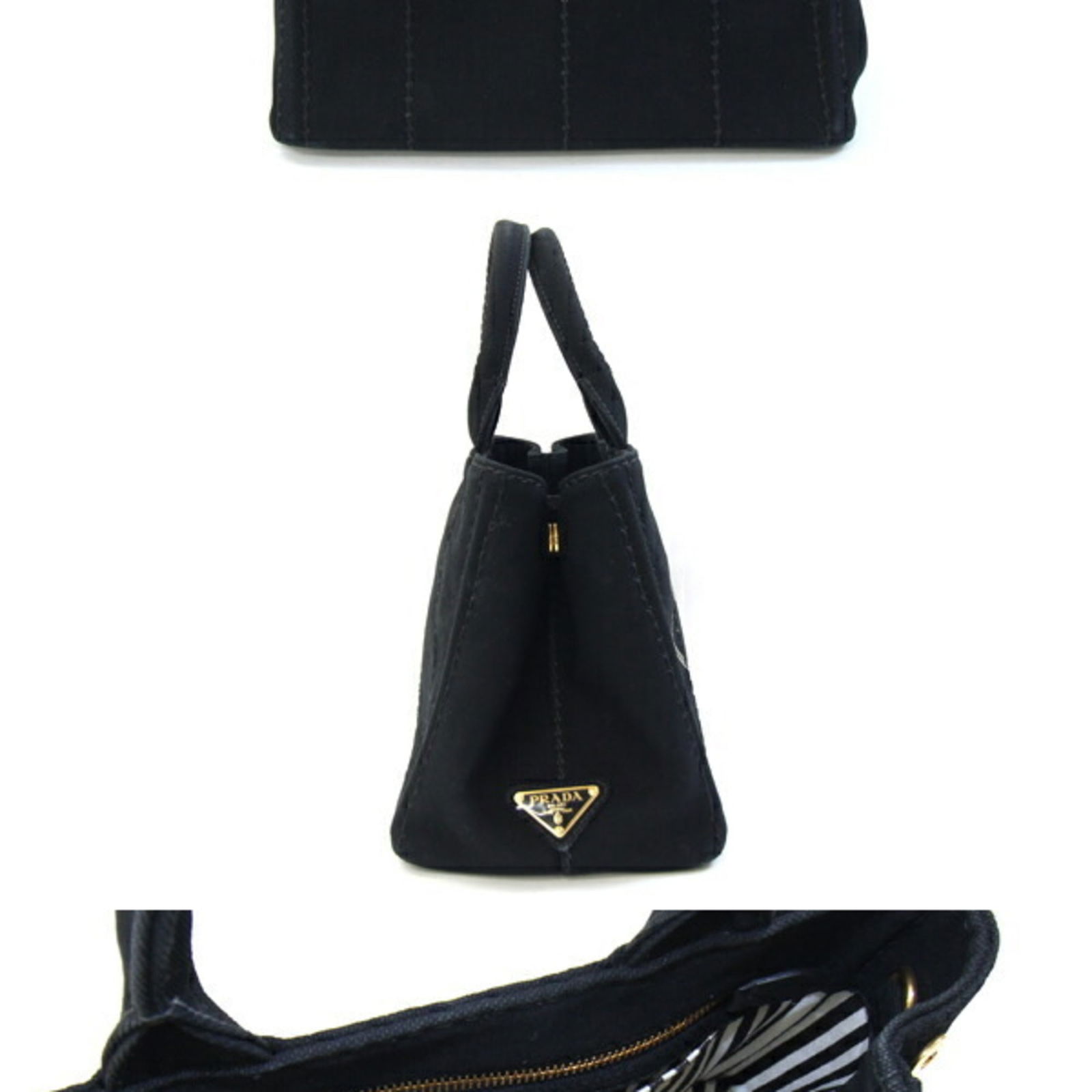 Canvas Prada Handbag - 2
