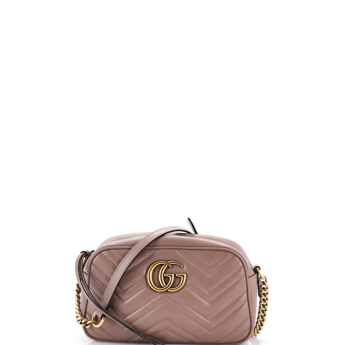 Small Gucci GG Marmont Shoulder Bag Matelasse Leather (1 of 7)