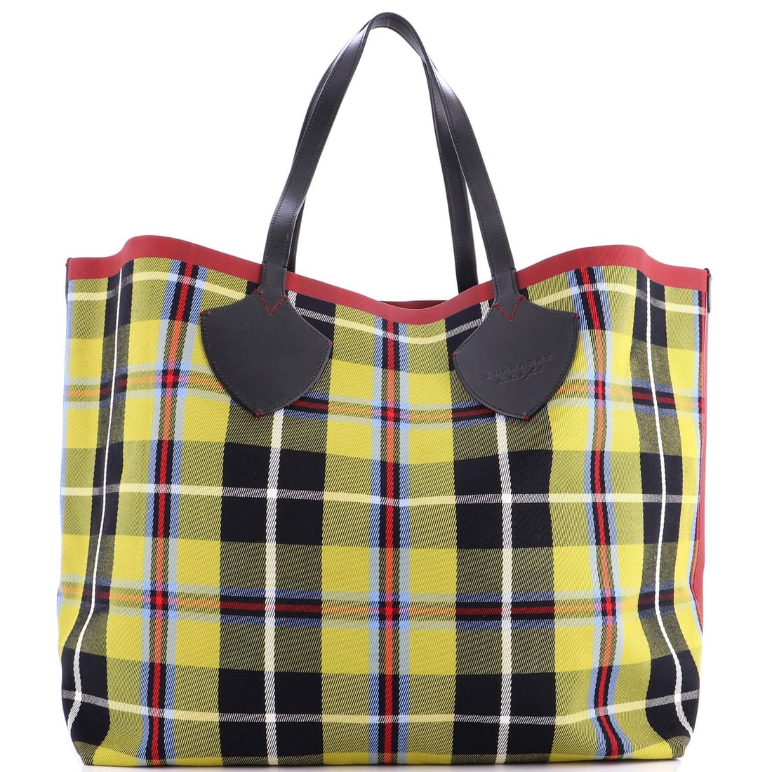 XL Burberry Reversible Giant Tote Tartan Cotton (1 of 5)
