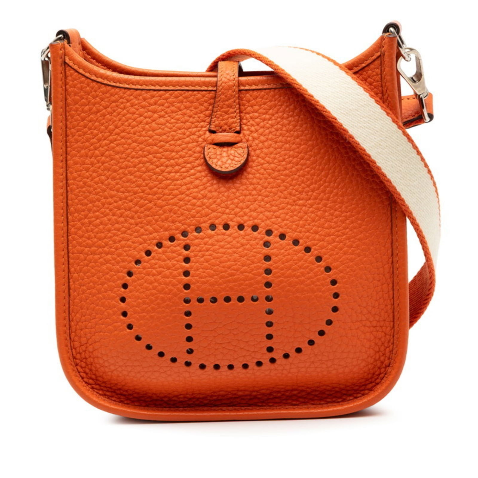 Leather Hermes Shoulder Bag Taurillon Clemence (1 of 7)