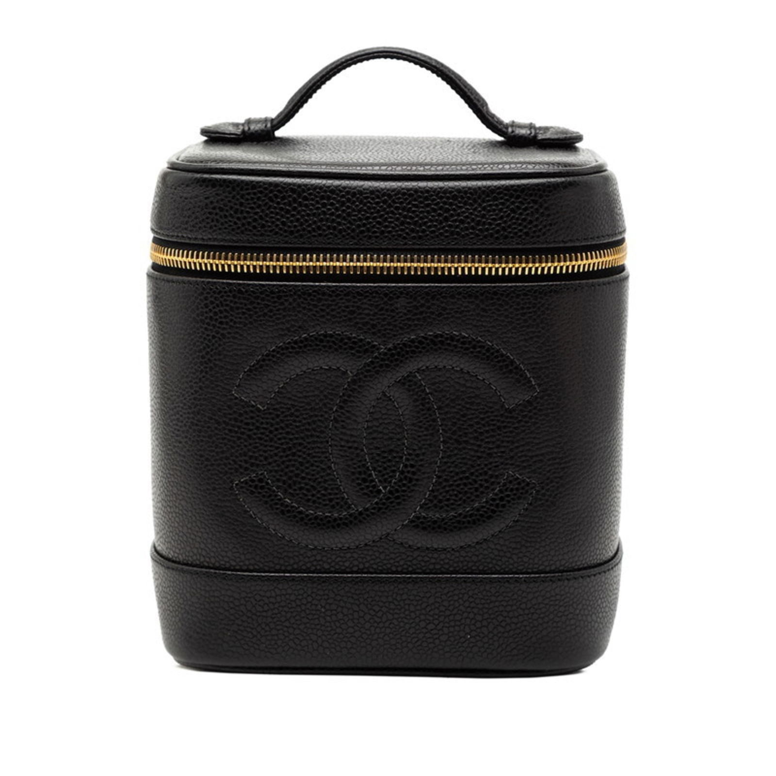 Calfskin Chanel Vanity Bag Grained (1 of 8)