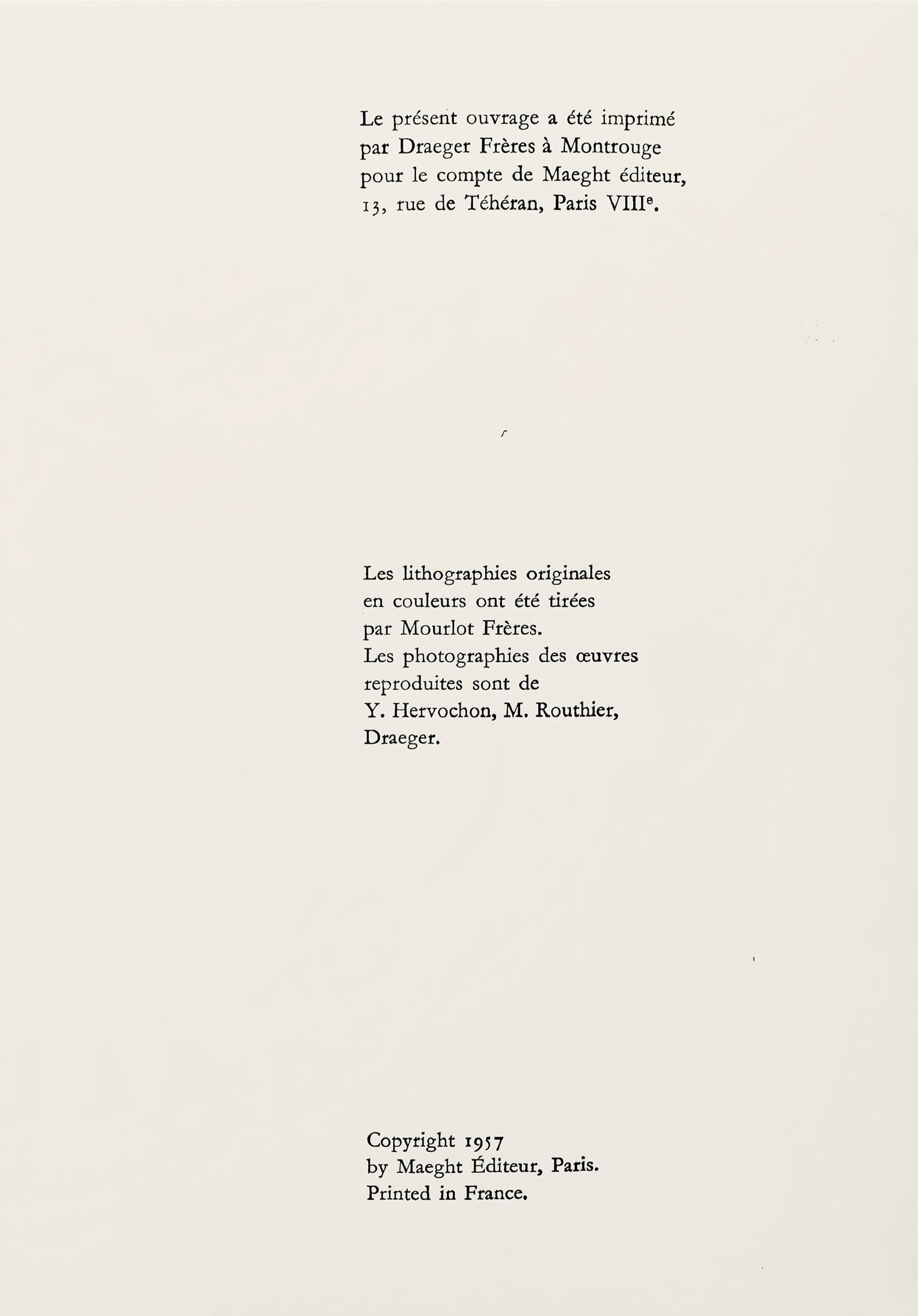 Lithograph - Marc Chagall - Composition (Mourlot 192-207; Cramer 34) - 8