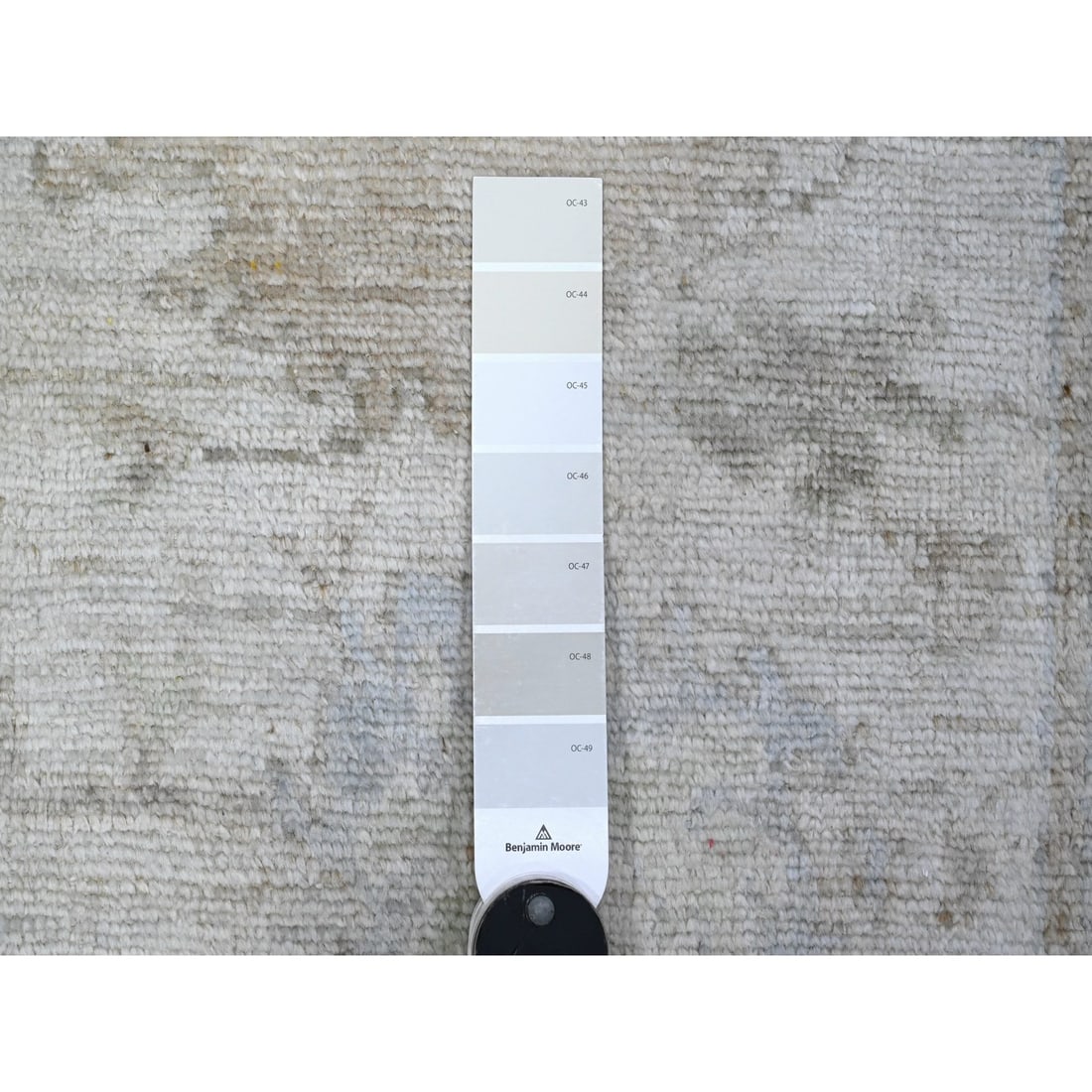 Rug 2'10"x16' Silver Gray Angora Oushak Oversized Oriental Runner - 3