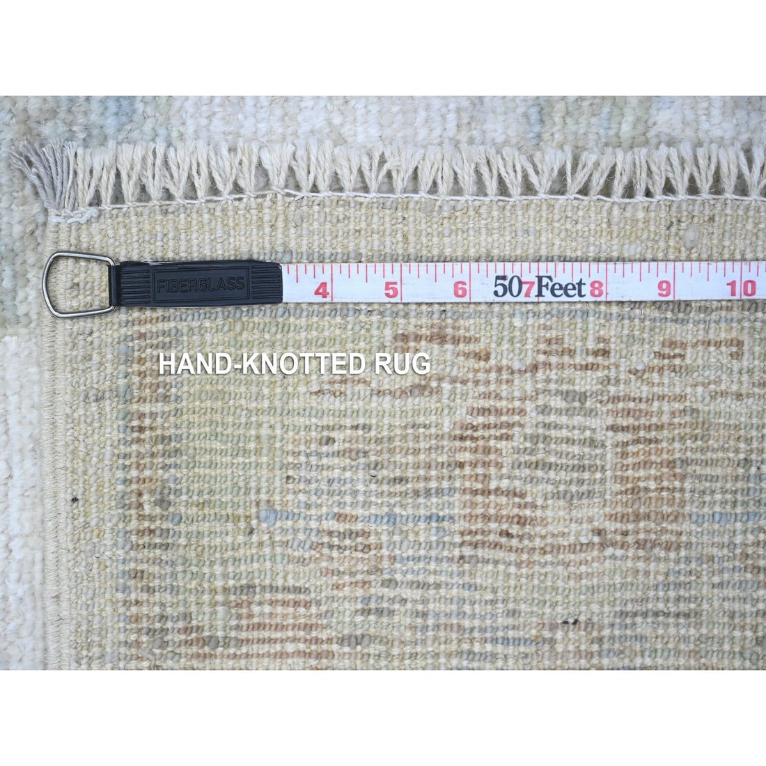 Rug 2'10"x16' Silver Gray Angora Oushak Oversized Oriental Runner - 6