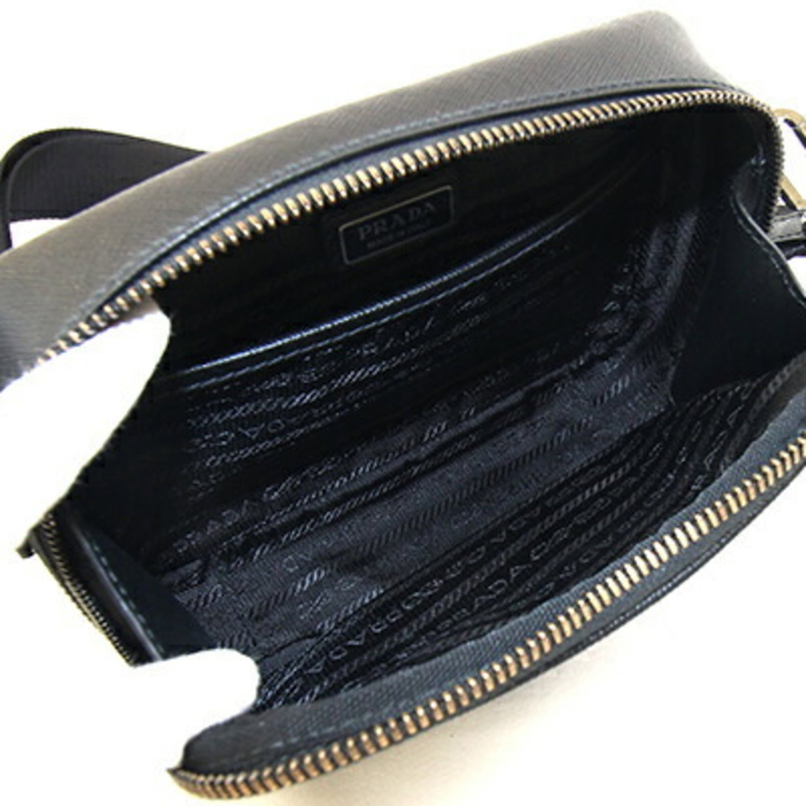 Leather - Prada Shoulder Bag Polyamide - Saffiano - 3